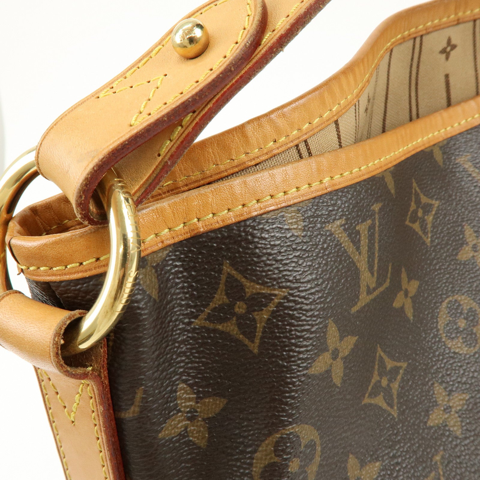 Louis Vuitton Monogram Delightful GM Shoulder Bag Brown M40354