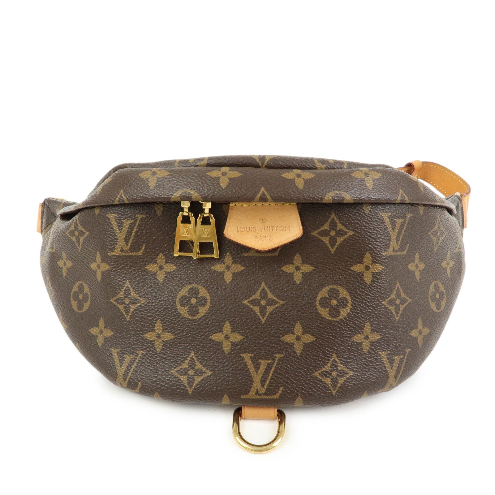 Louis Vuitton Monogram Bum Bag Crossbody Shoulder Bag Brown M43644