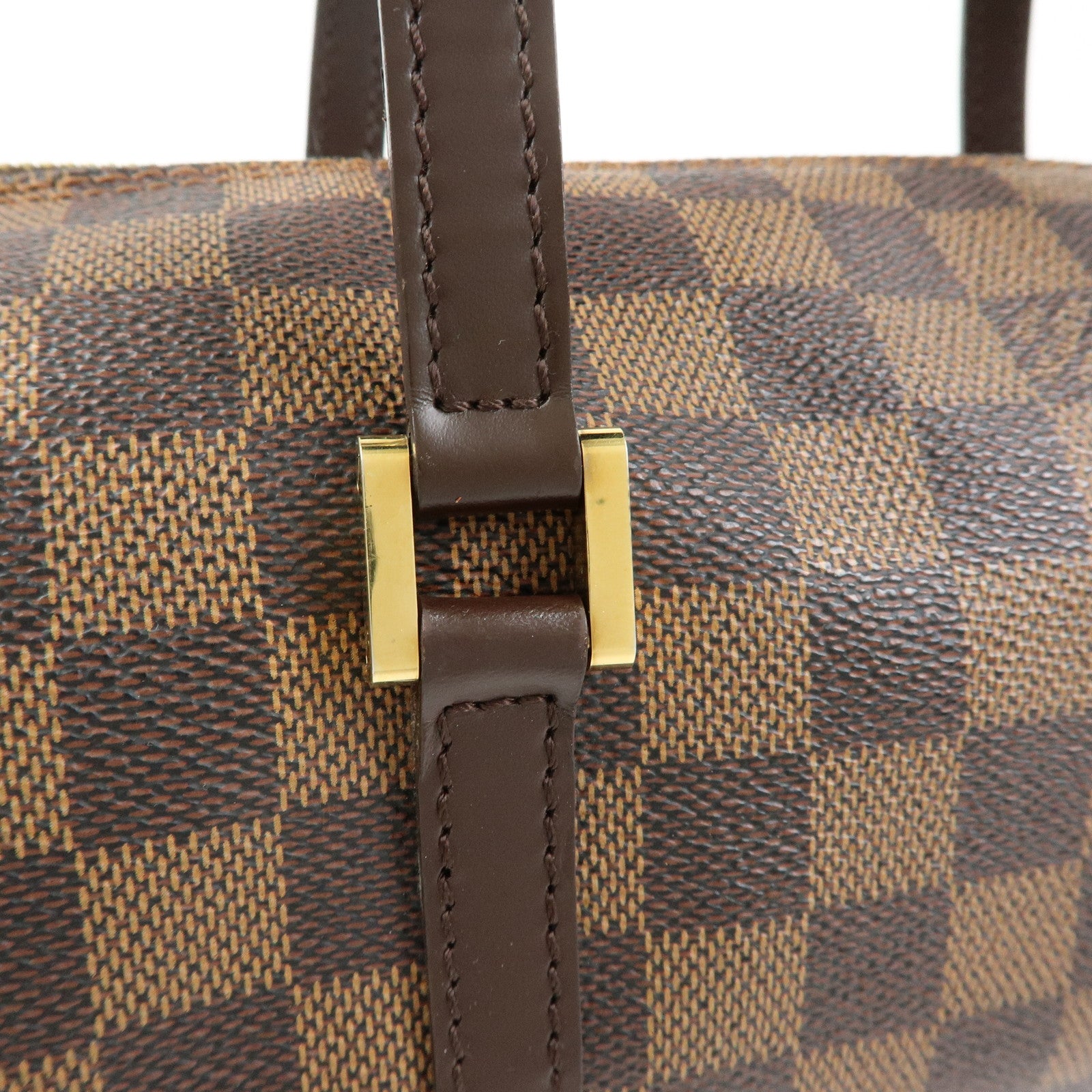 Louis Vuitton Damier Ebene Papillon 26 Hand Bag Brown N51304