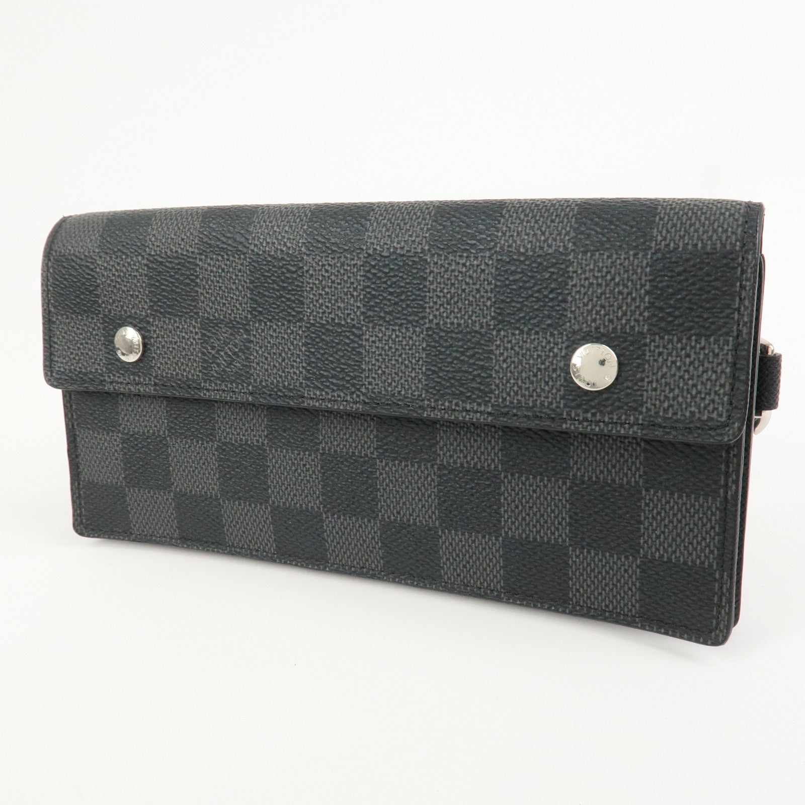 Louis Vuitton Damier Graphite Portefeuille Accordion Wallet N60023