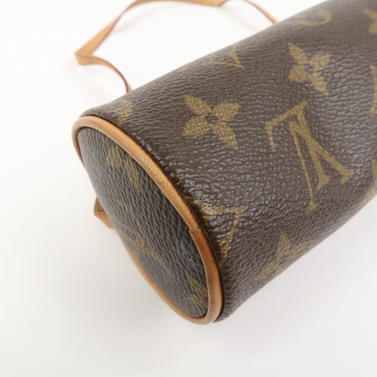 Louis Vuitton Monogram Set of 2 Mini Pouch for Papillon Bag Brown