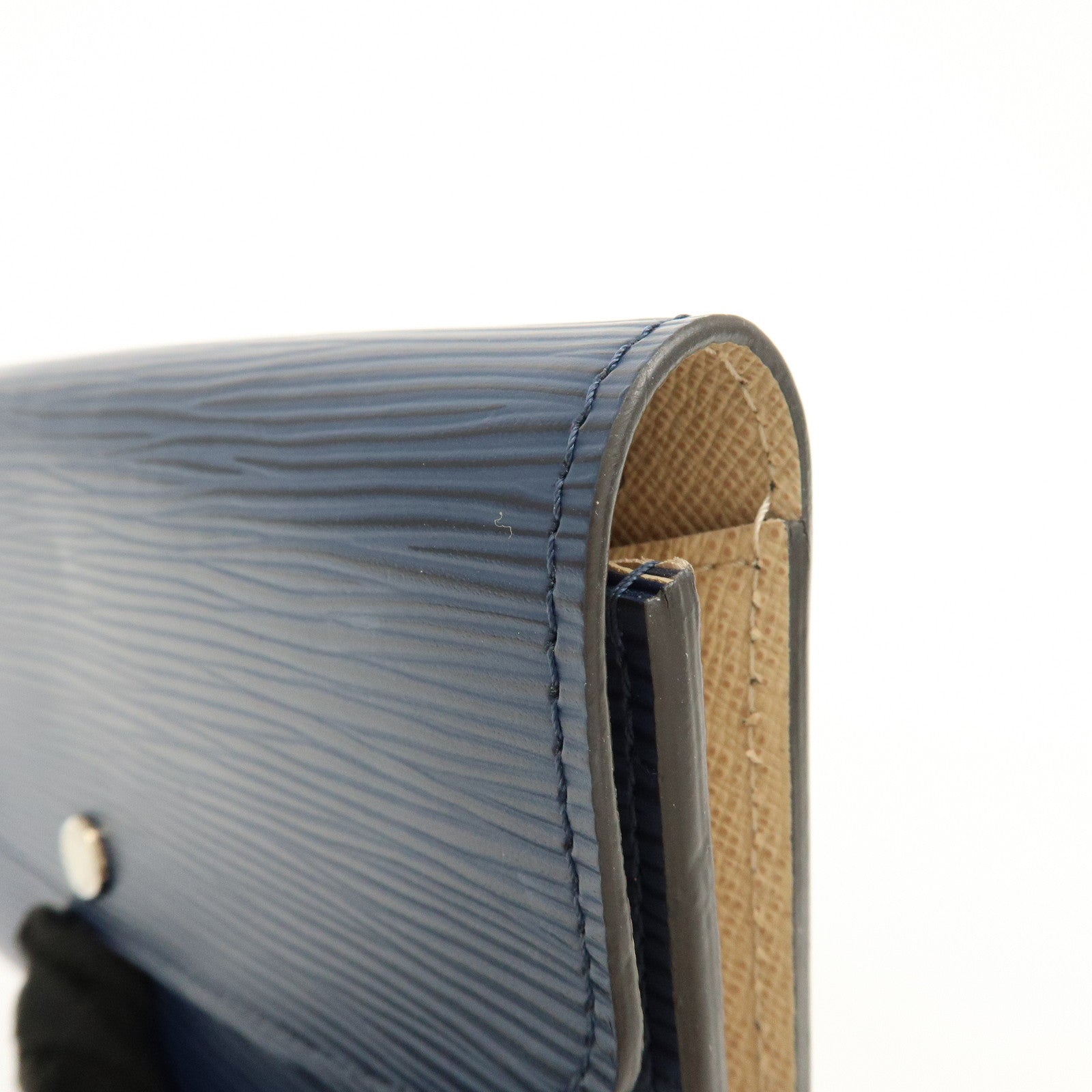 Louis Vuitton Epi Portefeuille Emilie Wallet Indigo Blue M60854