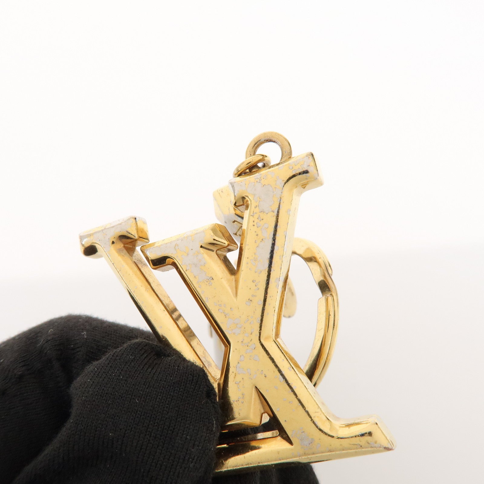 Louis Vuitton Facettes Porte Cles Bag Charm Key Chain Gold M65216