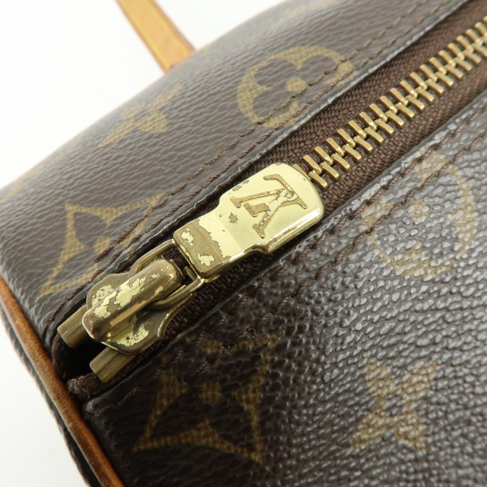Louis Vuitton Monogram Papillon 26 Hand Bag Brown M51386