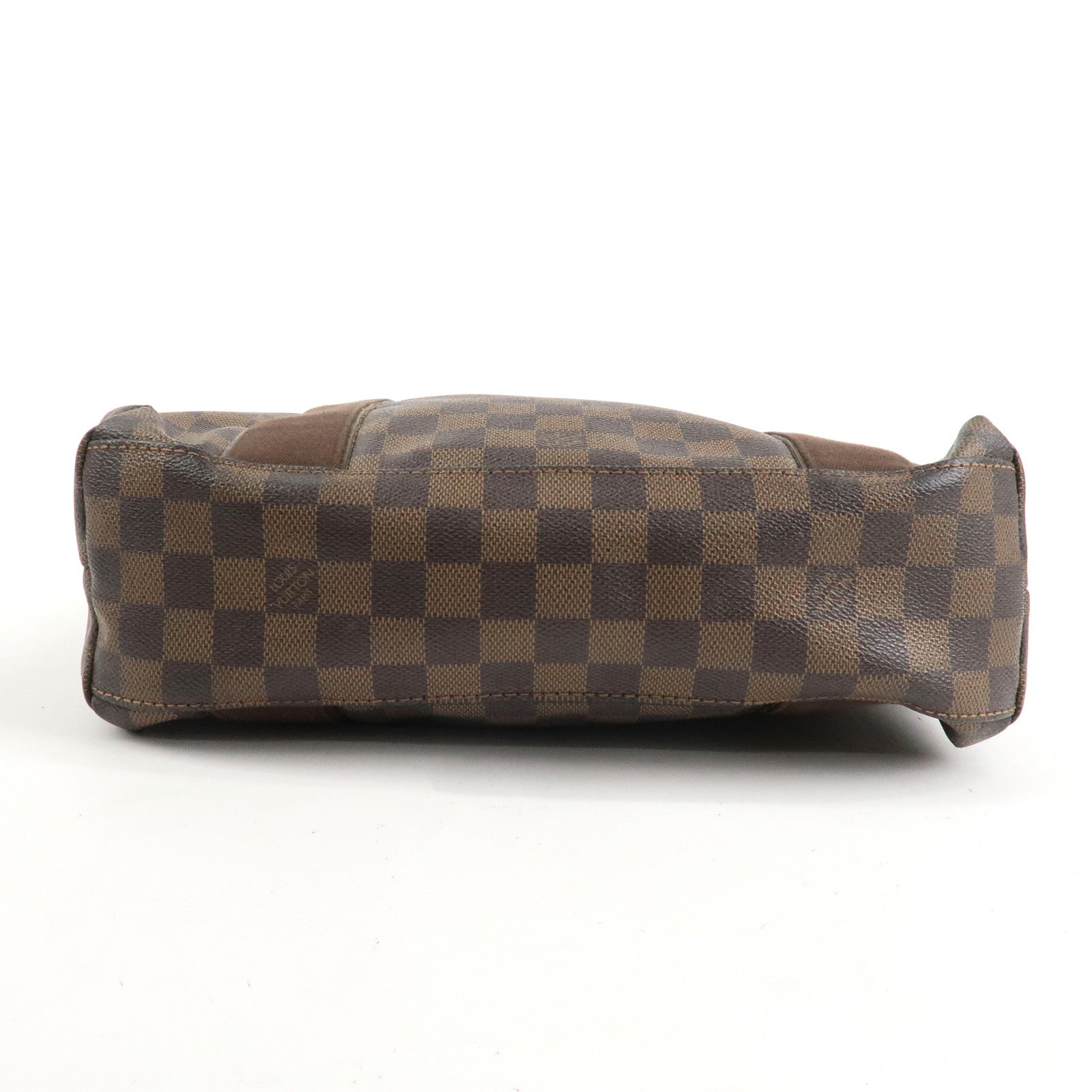 Louis Vuitton Damier Ebene Canvas Cover Bobourg Hand Bag M52006 Used