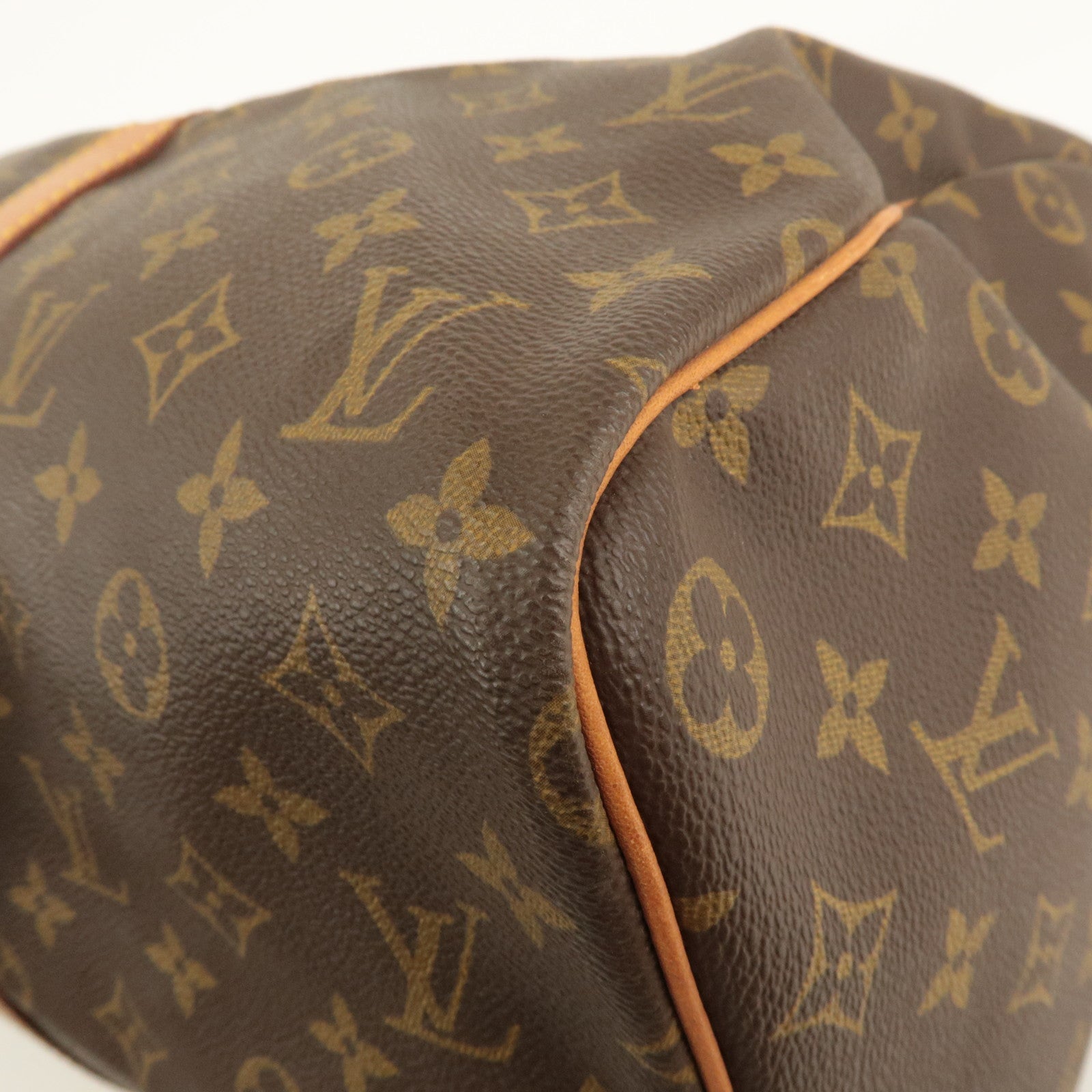 Louis Vuitton Monogram Keep All 45 Boston Bag Brown M41428