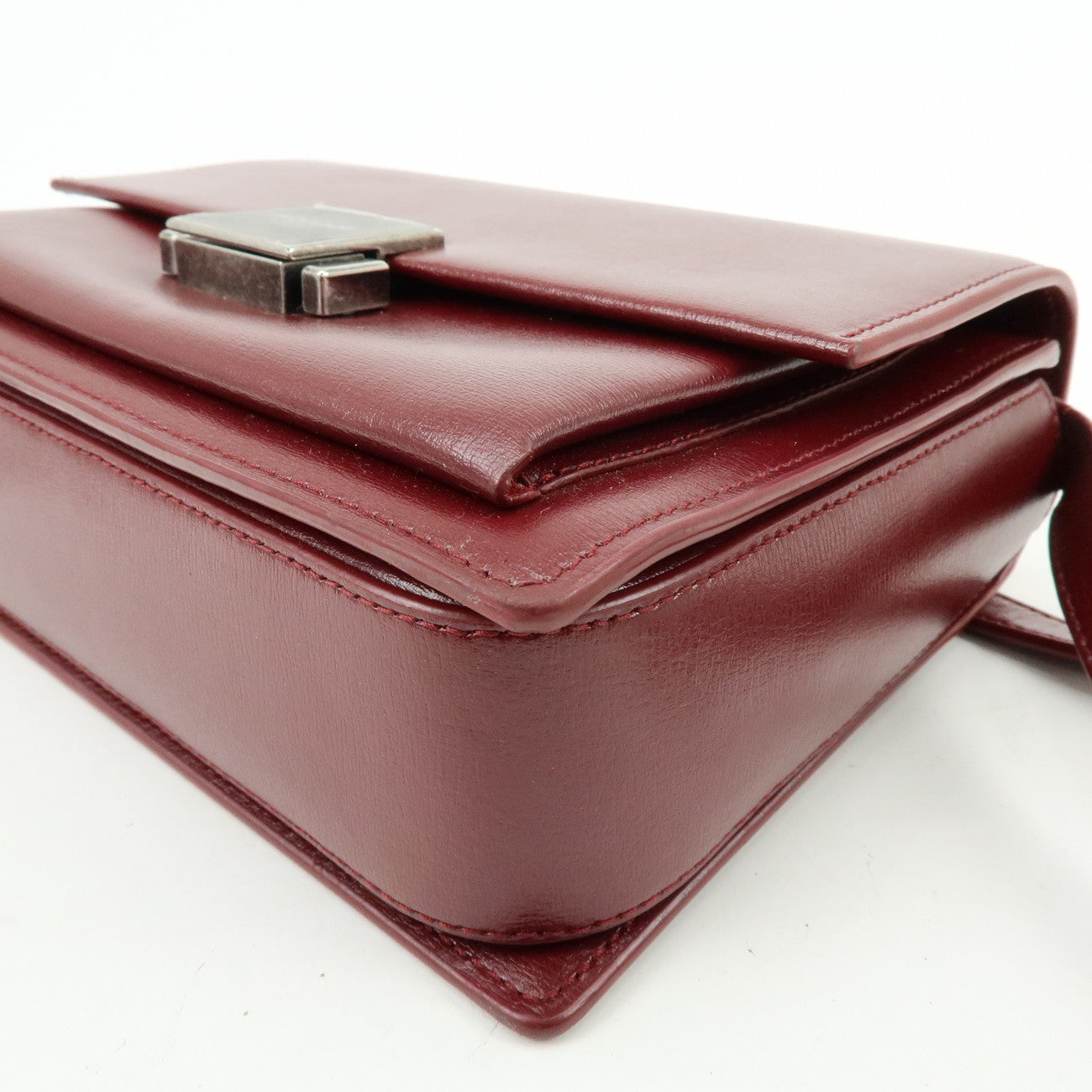SAINT LAURENT PARIS Bellechasse Leather 2Way Bag Hand Bag 482051