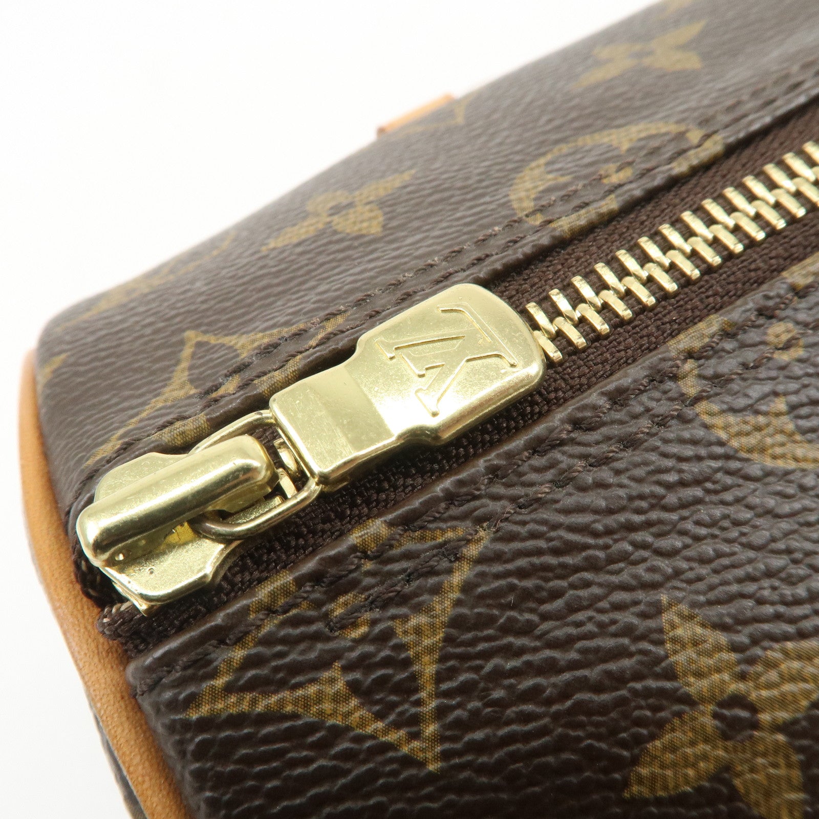 Louis Vuitton Monogram Papillon 26 Hand Bag Brown M51386