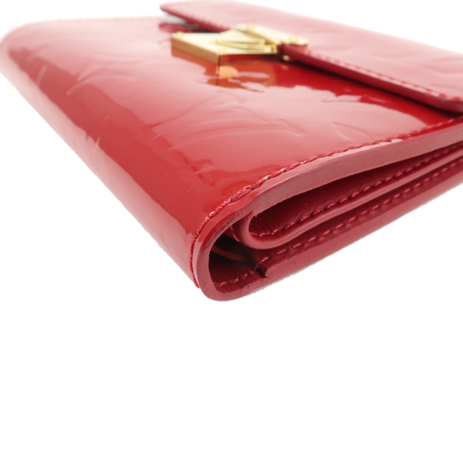 Louis Vuitton Monogram Vernis Portefeuille Koala Wallet Red M91979