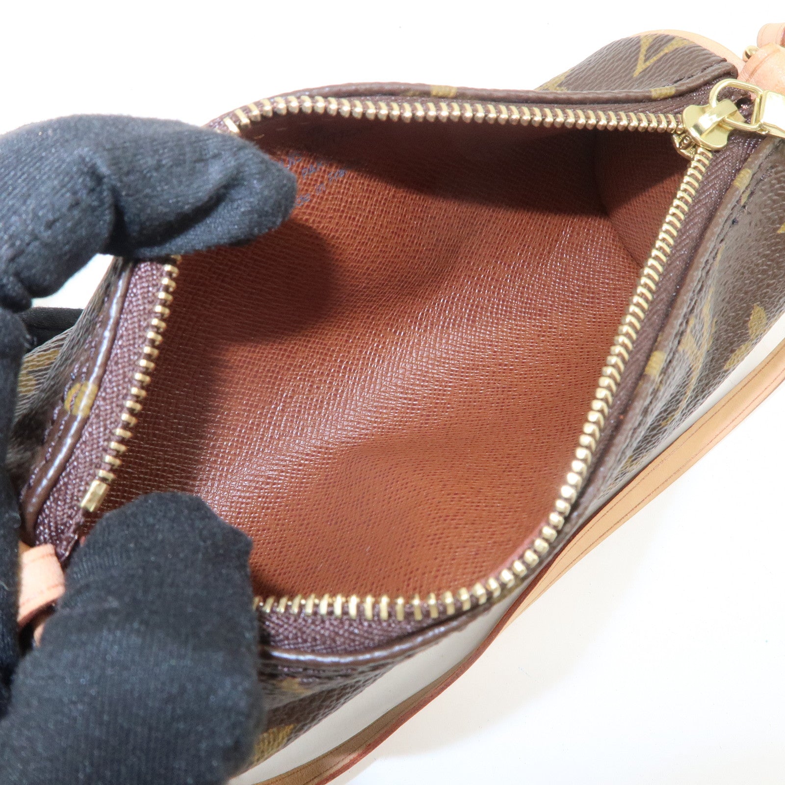 Louis Vuitton Mini Pouch for Papillon Bag New Style Brown