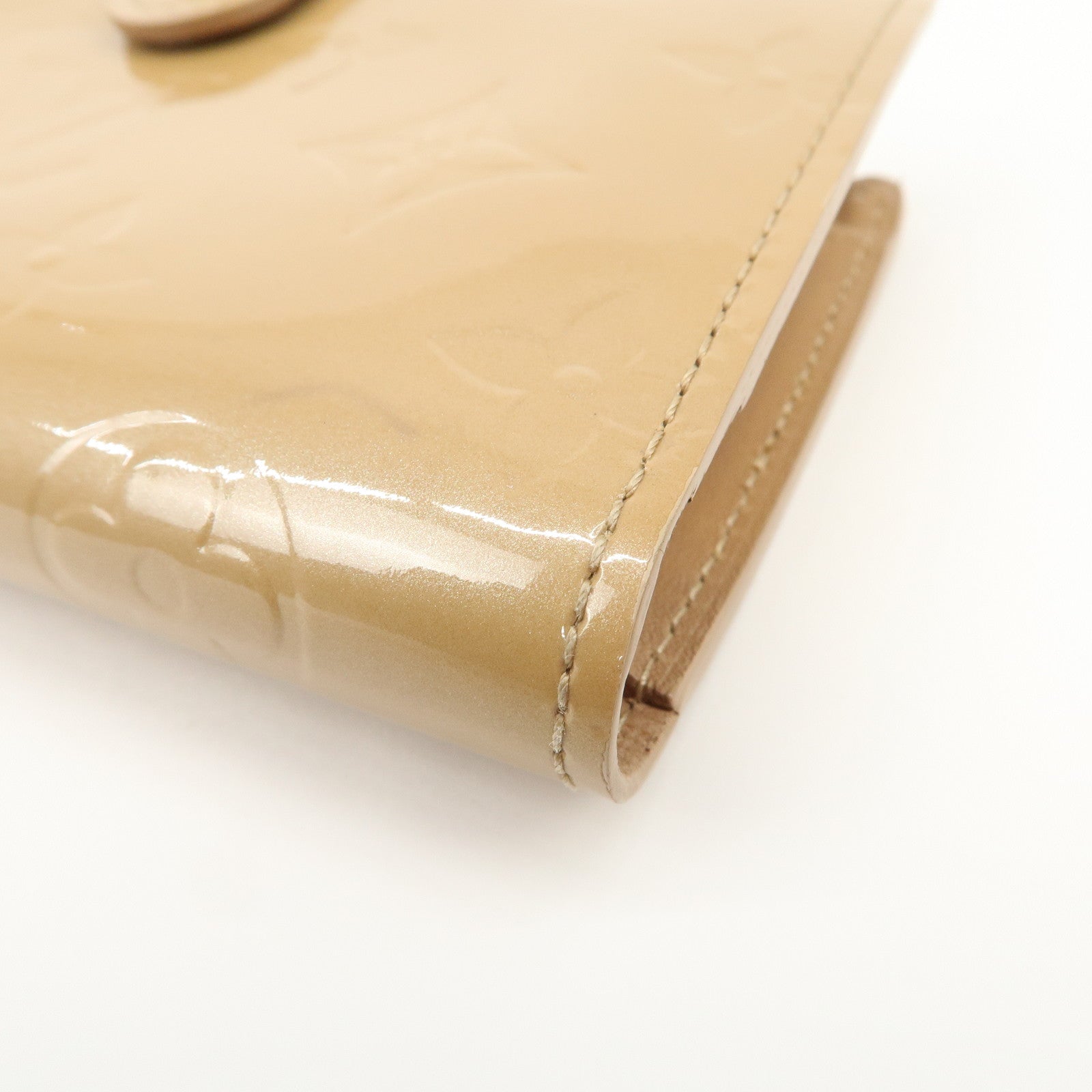 Louis Vuitton Monogram Vernis Porte Monnaie Noisette M91361