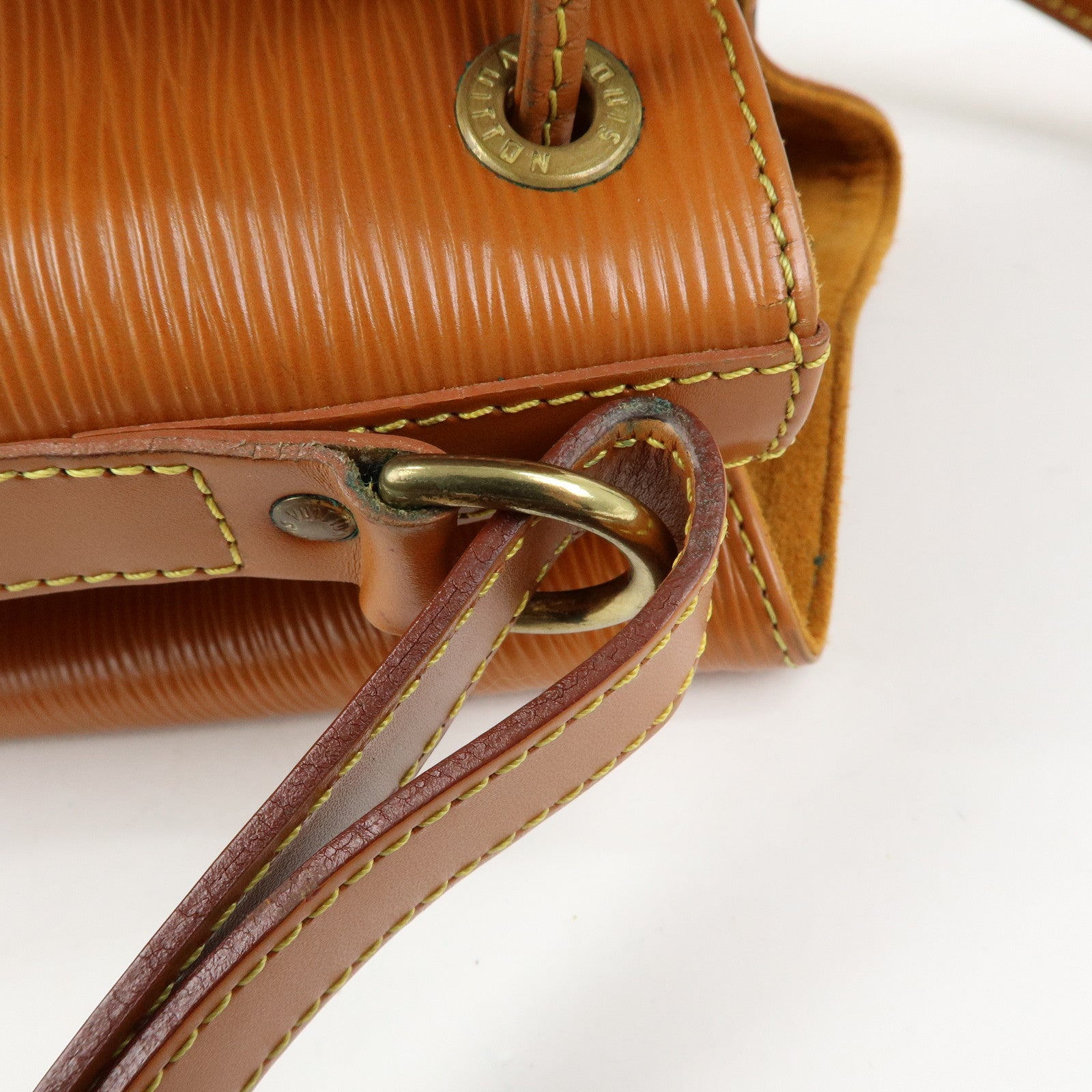Louis Vuitton Epi Leather Petit Noe Shoulder Bag Zipang Gold M44108