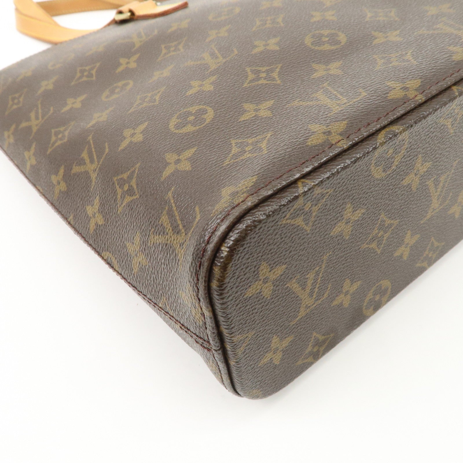 Louis Vuitton Monogram Luco Tote Bag Shoulder Bag Brown M51155 Used