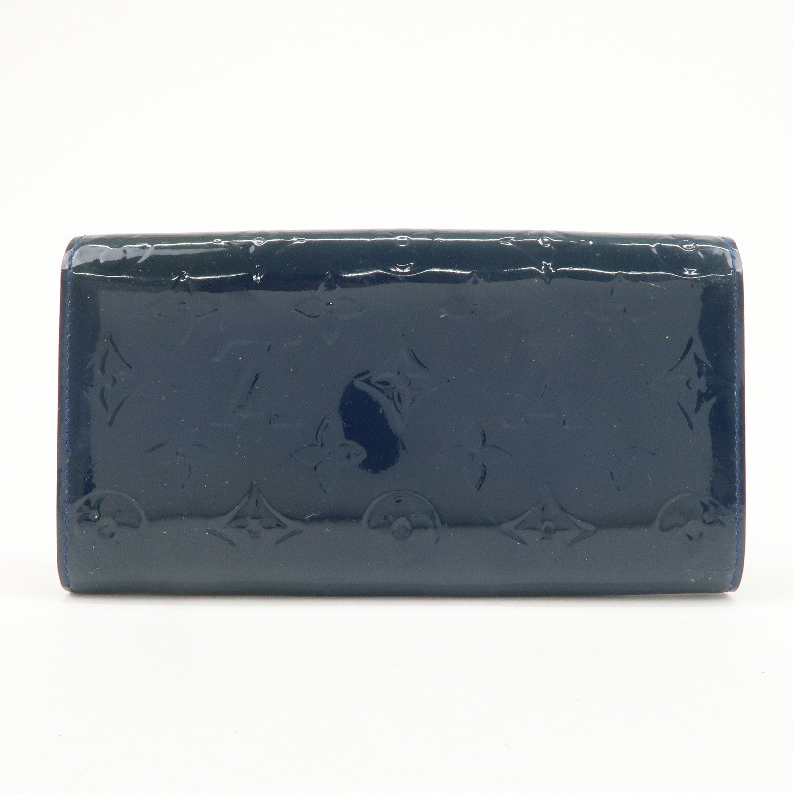 Louis Vuitton Monogram Vernis Leather Portefeuille Sarah Wallet M90049