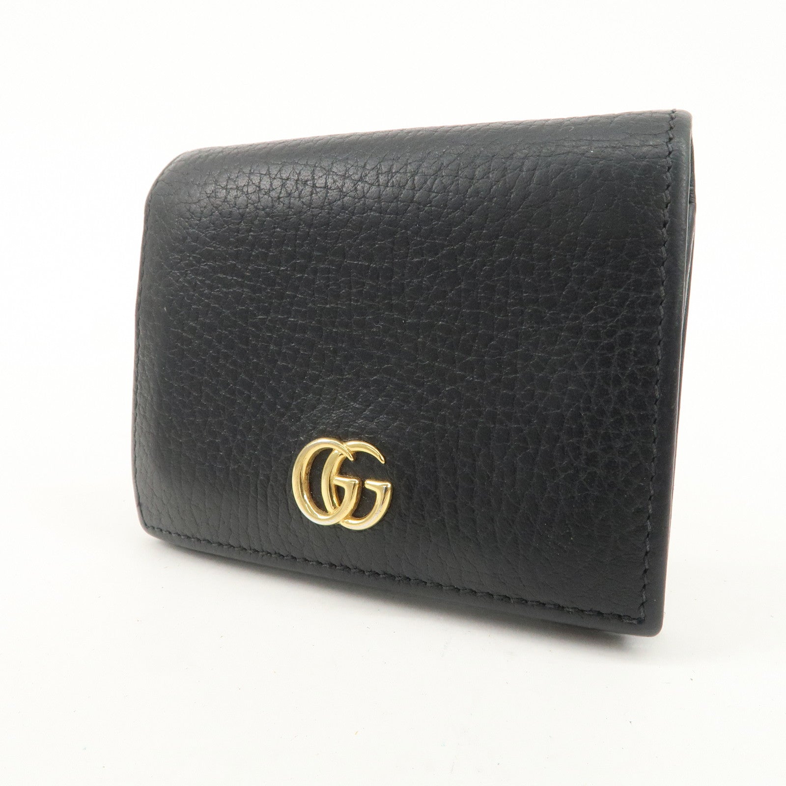 GUCCI Set of 2 GG Marmont Guccissima Leather Wallet 203550 456126 Used