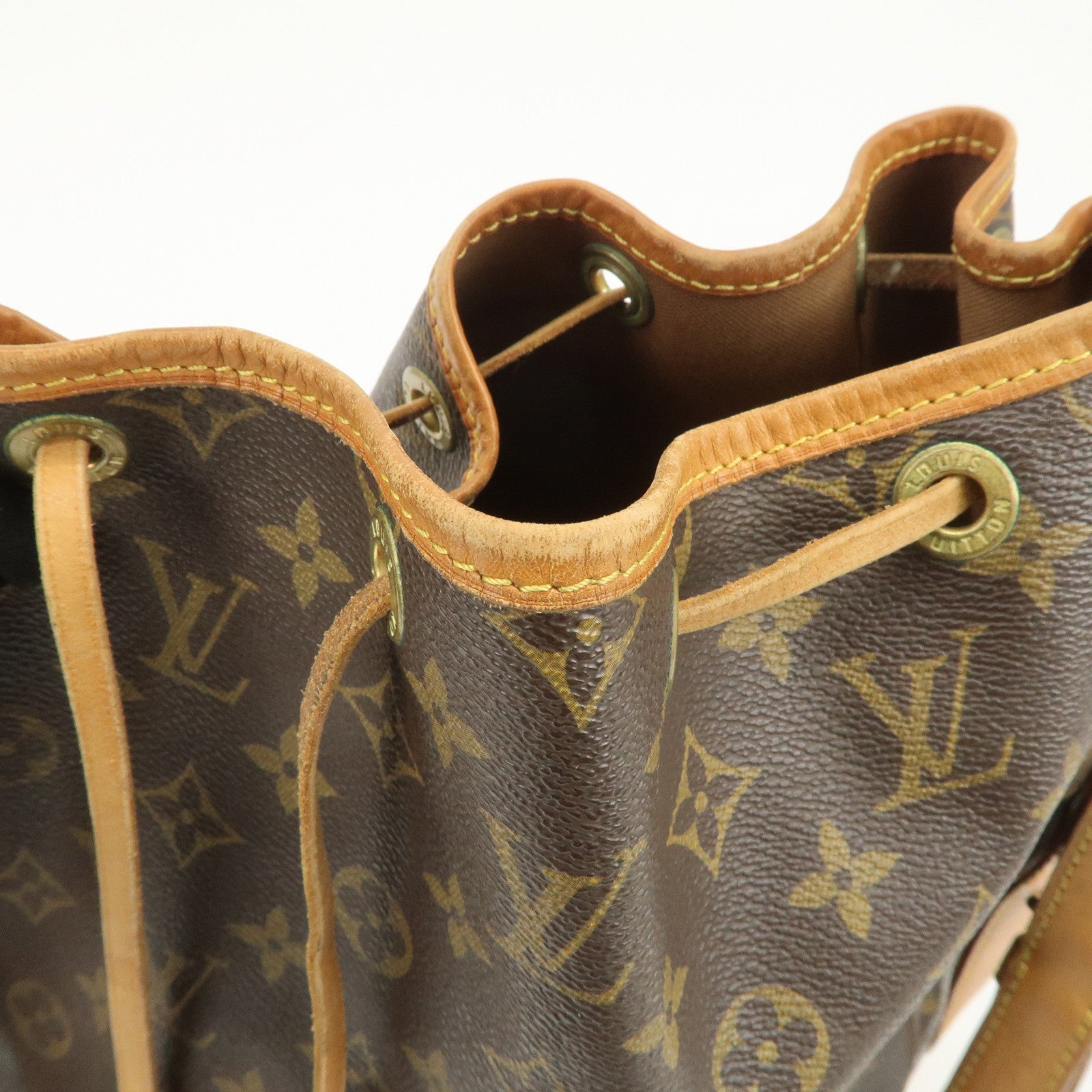 Louis Vuitton Monogram Noe Shoulder Bag Hand Bag Brown M42224