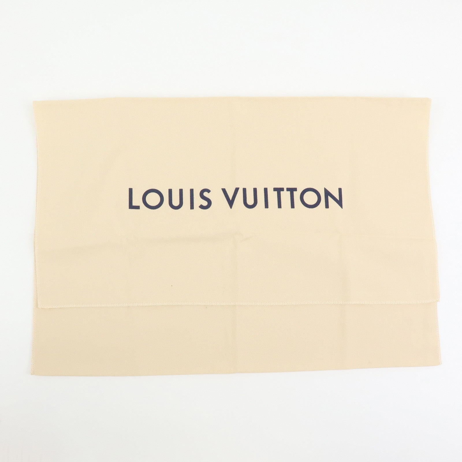 Louis Vuitton Set of 10 Dust Bag Storage Bag Flap Style Beige