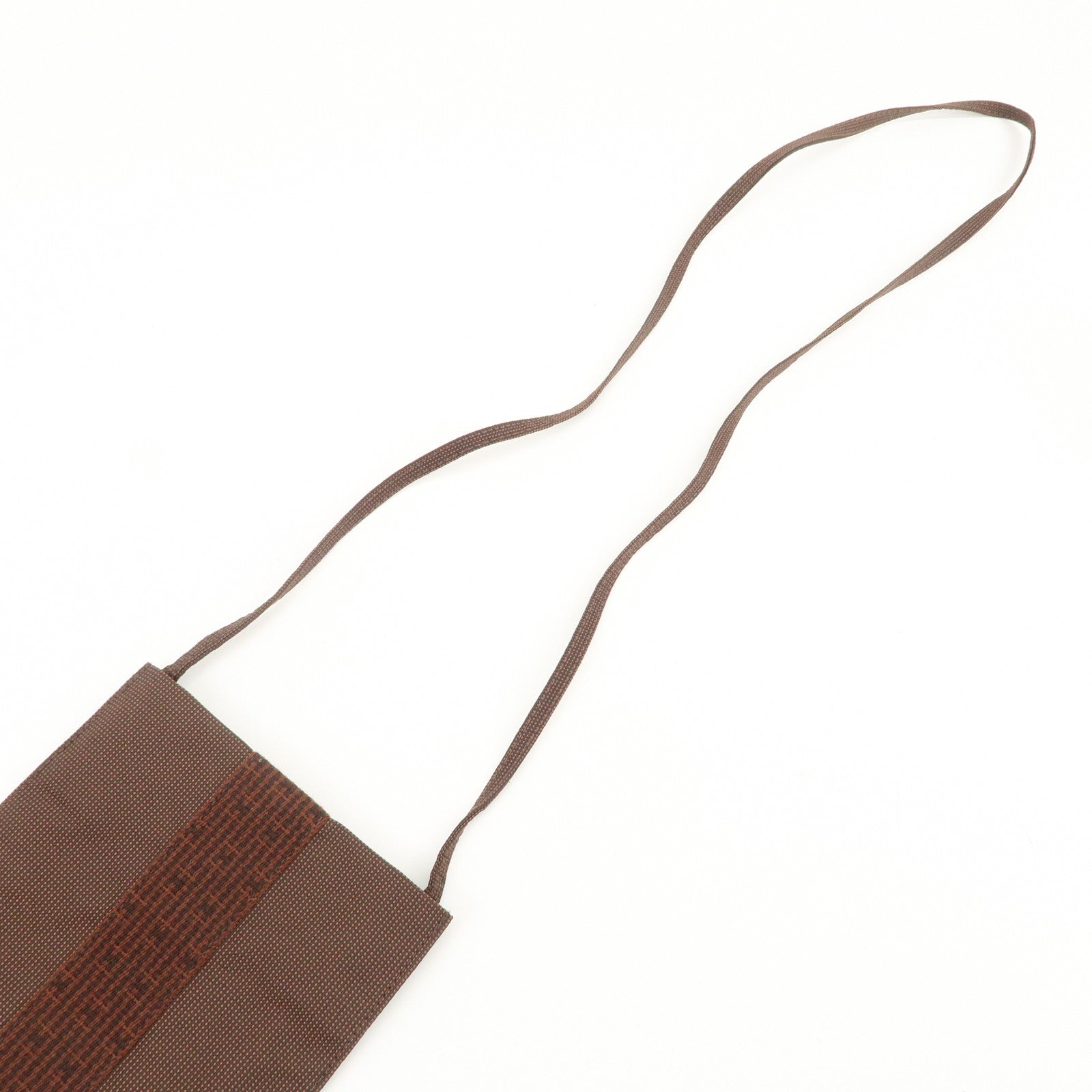 HERMES Herline Herbag Canvas Shoulder Bag Crossbody Bag Brown
