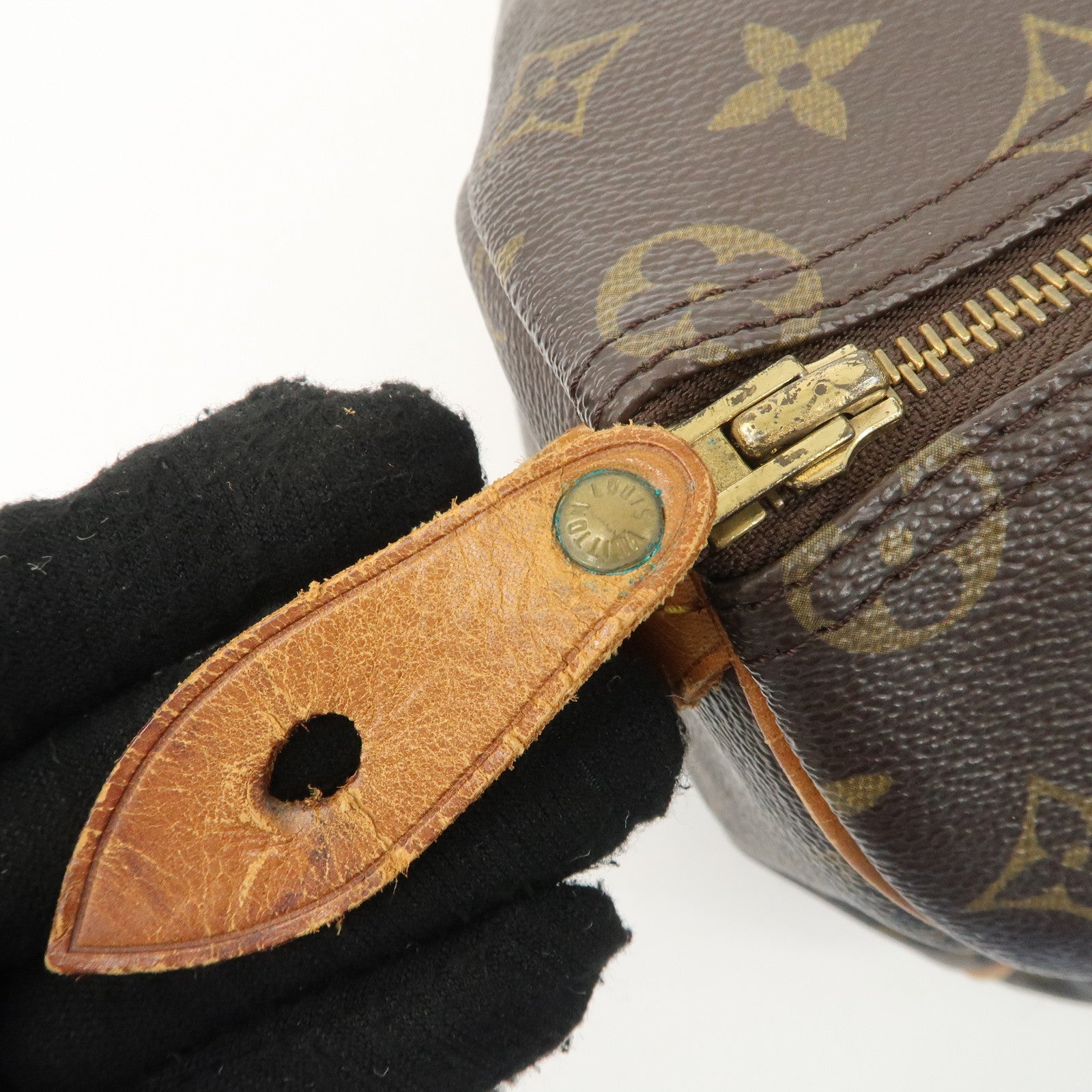 Louis Vuitton Monogram Speedy 35 Hand Bag Boston Bag M41524 Used