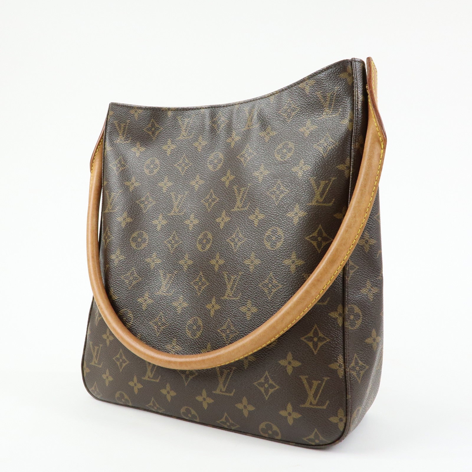 Louis Vuitton Monogram Looping GM Shoulder Bag Brown M51145