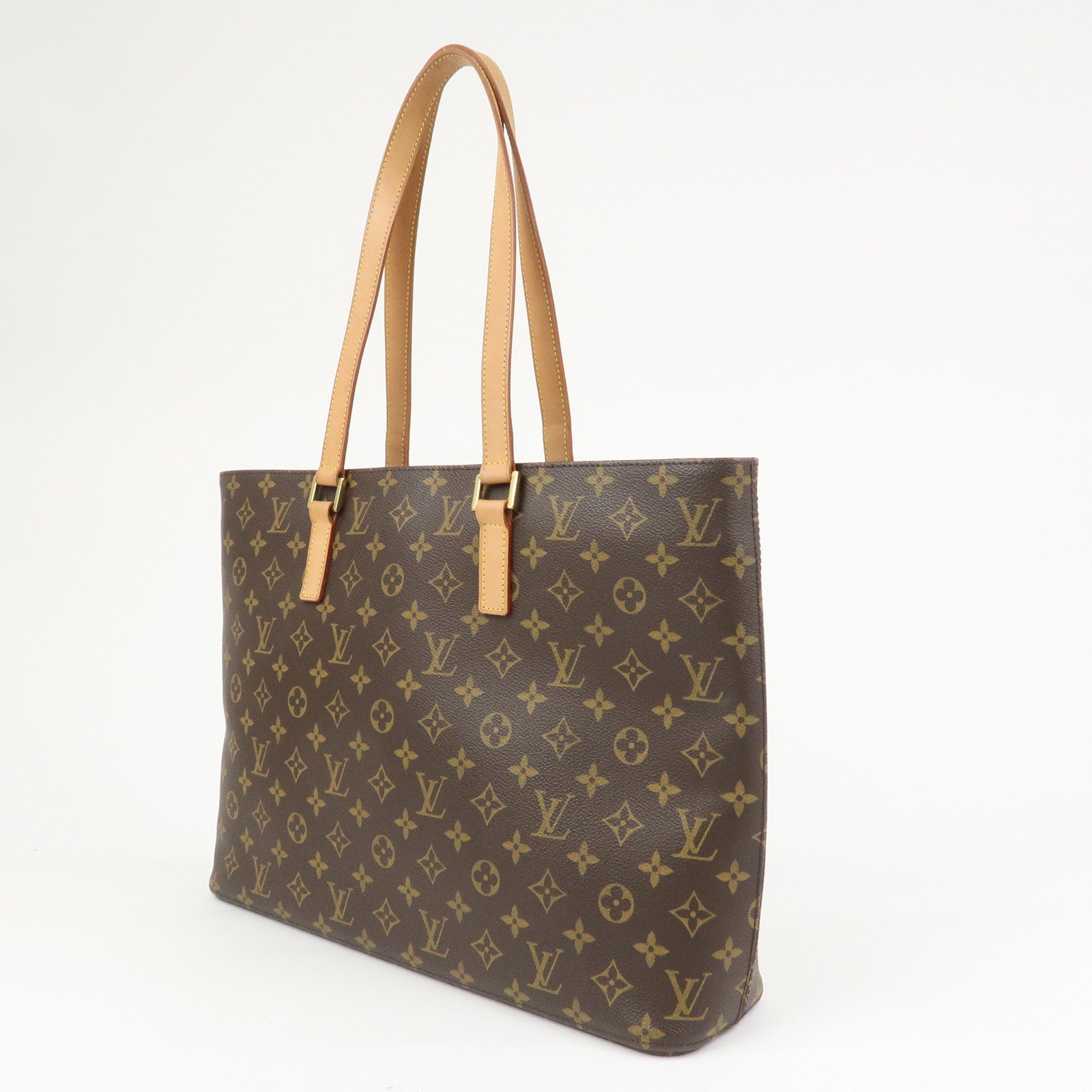 Louis Vuitton Monogram Luco Tote Bag Shoulder Bag Brown M51155