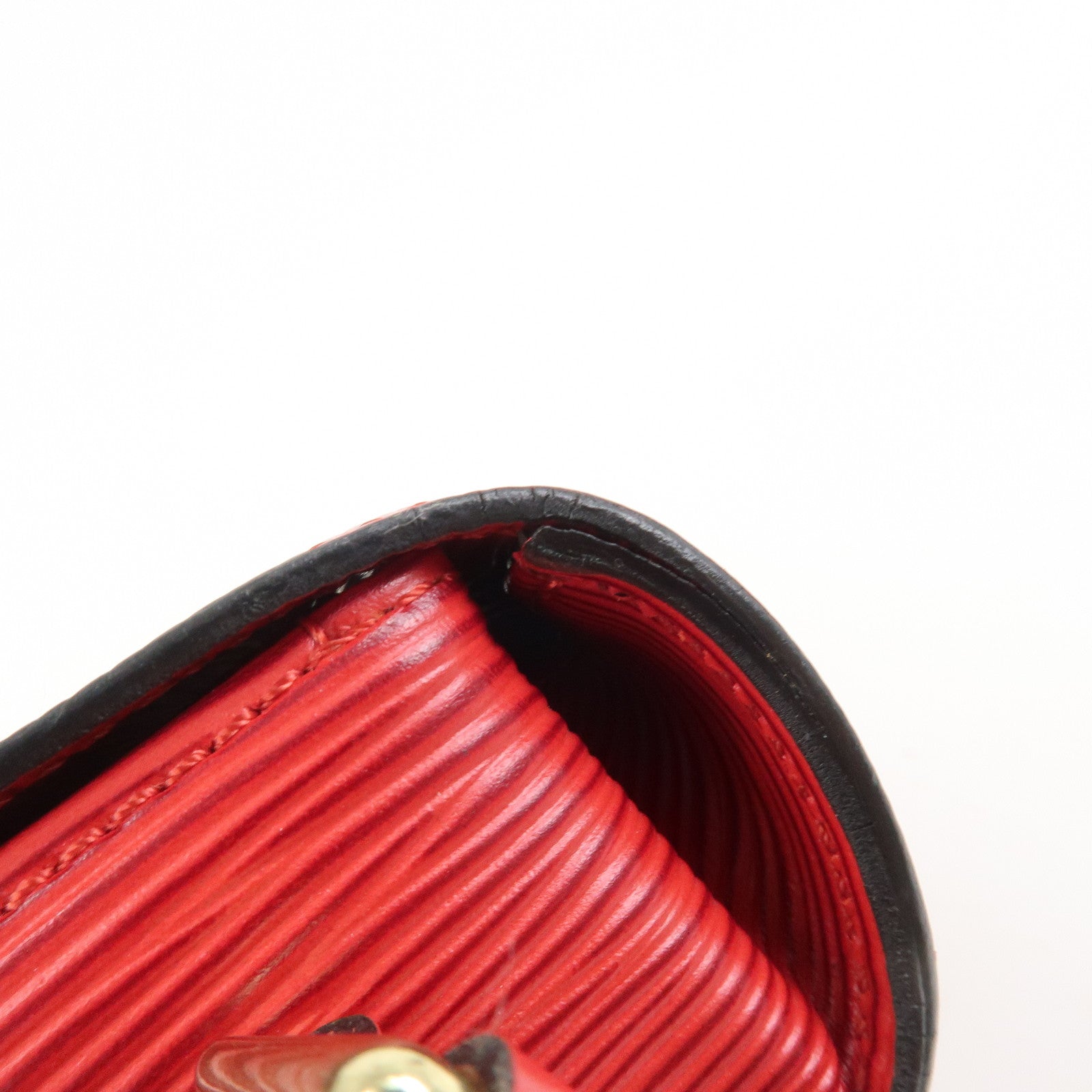 Louis Vuitton Epi Mini Saint Cloud Shoulder Bag Red M52217