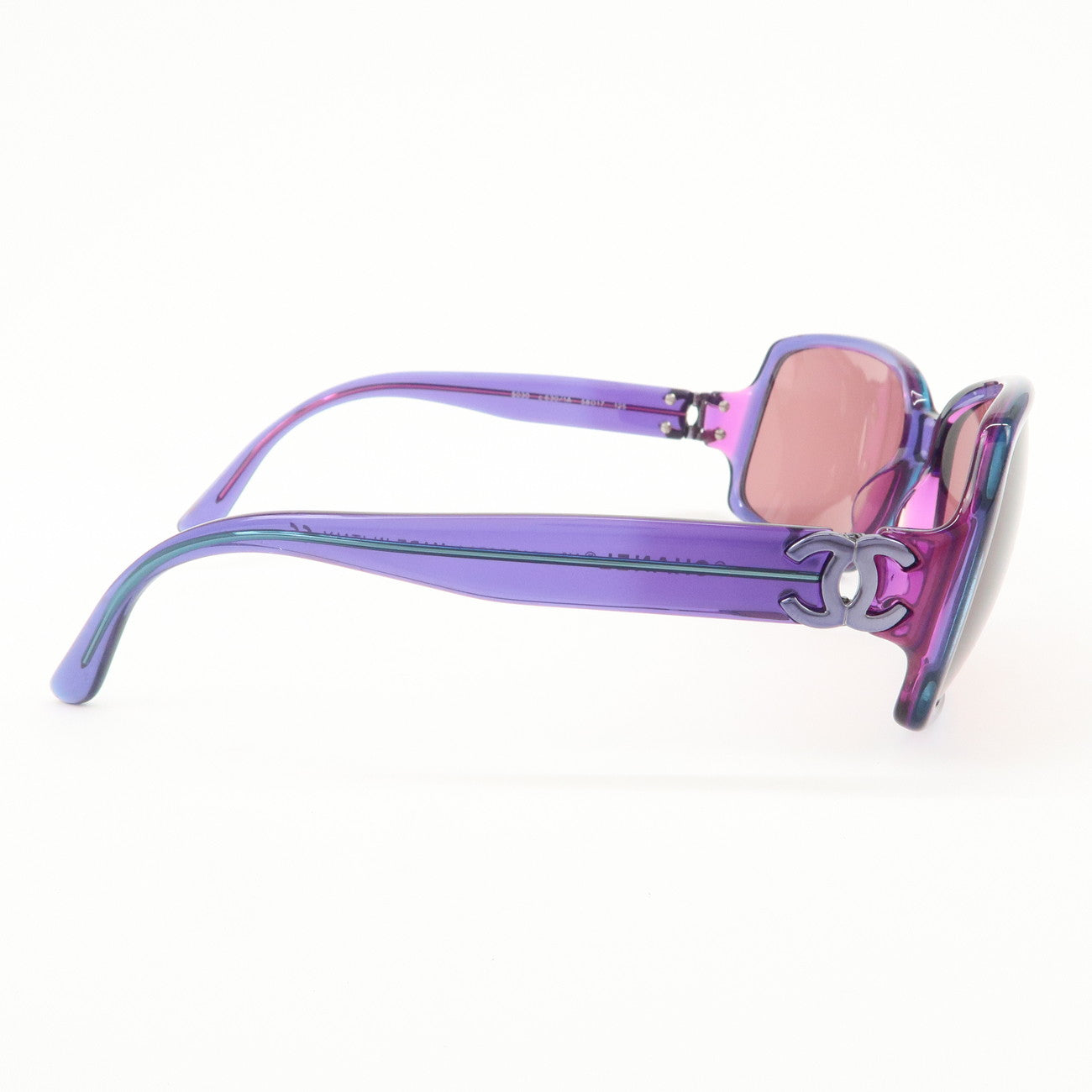 CHANEL COCOMark Plastic Sunglasses Purple 5030 c.630 A 58□17 125
