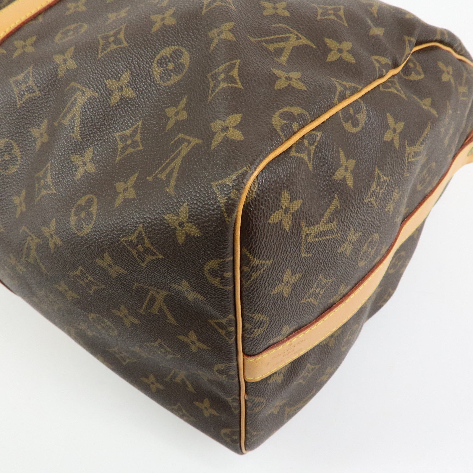 Louis Vuitton Monogram Keep All Bandouliere 55 Boston Bag M41414