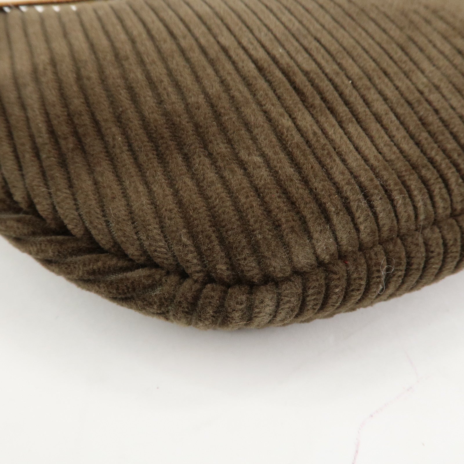 GUCCI Children's Corduroy Body Bag Waist Bag Brown Khaki 502095 Used