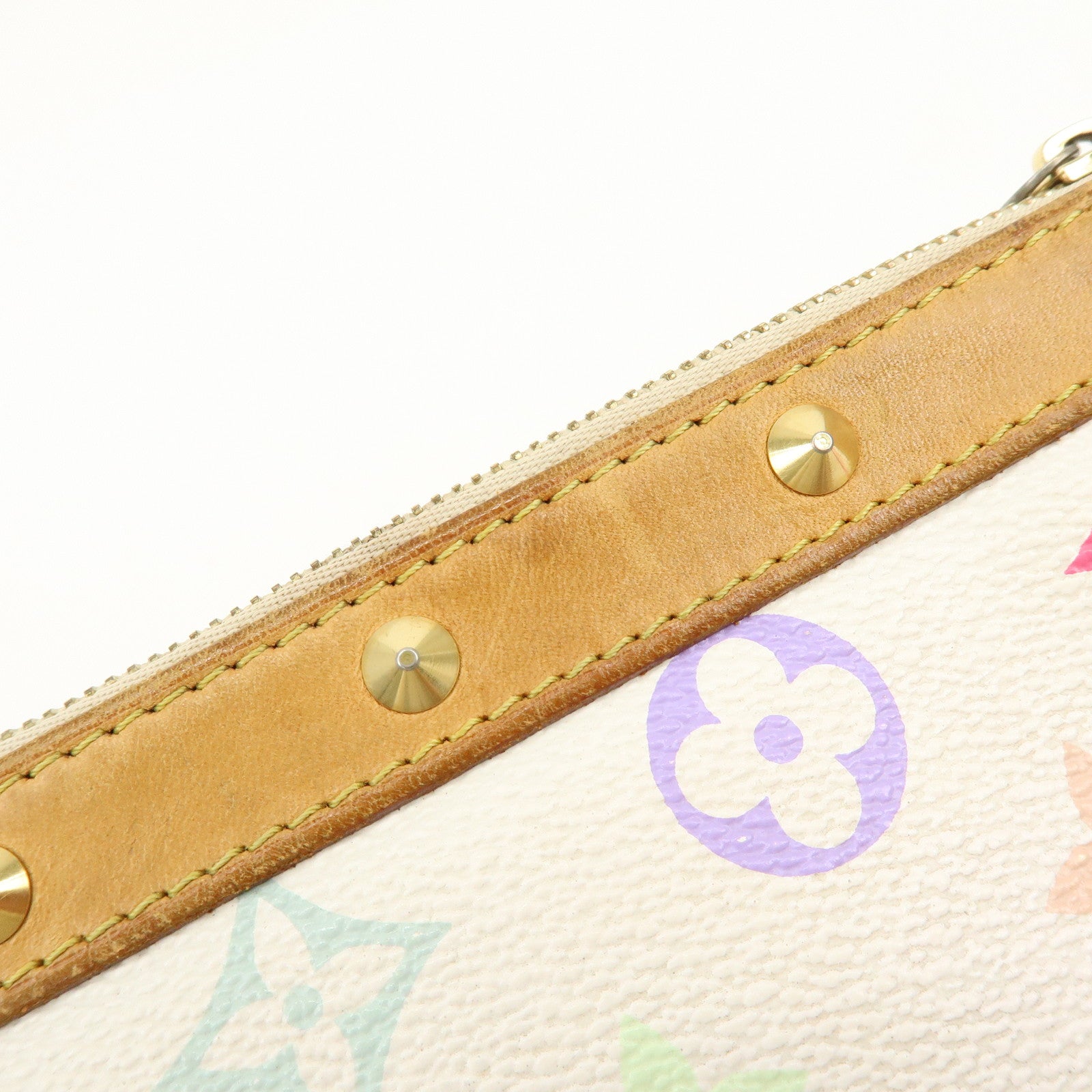 Louis Vuitton Monogram Multicolor Pochette Accessoires Blanc M92649