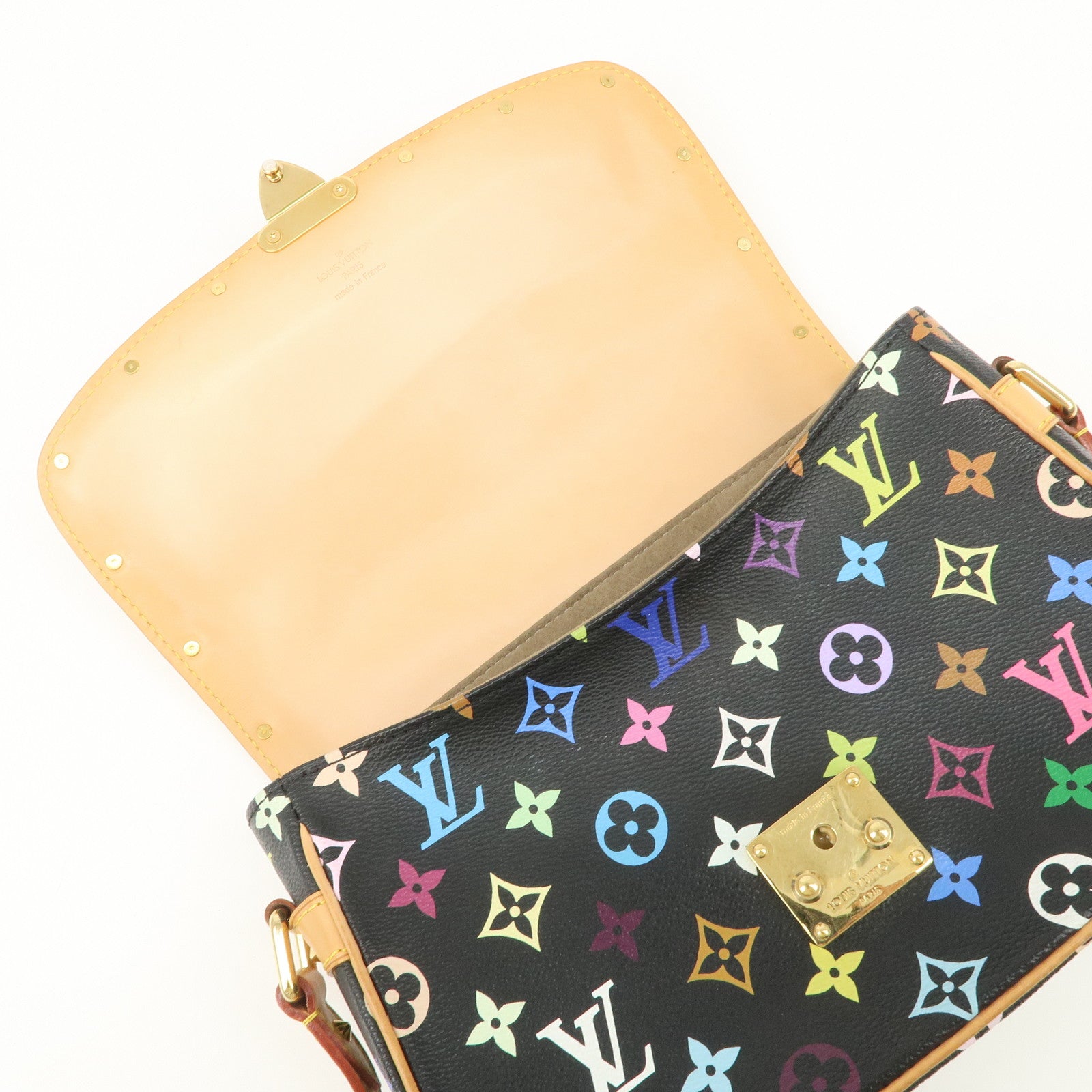 Louis Vuitton Monogram Multicolor Sologne Shoulder Bag Noir M92639 Used