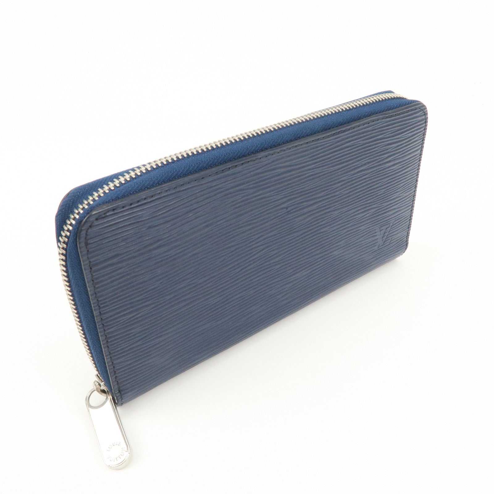 Louis Vuitton Epi leather Zippy Long Wallet Andigo Blue M61873 Used