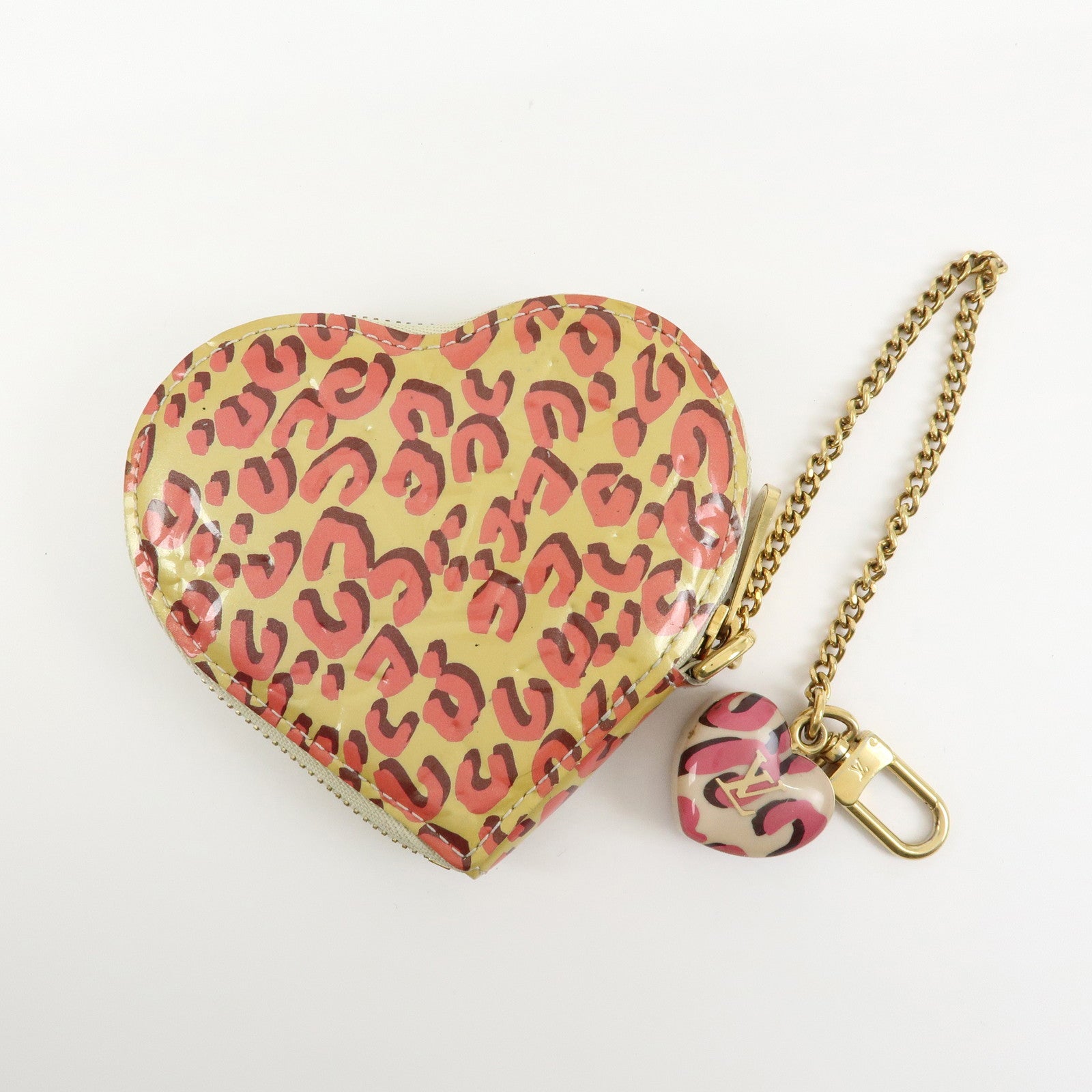 Louis Vuitton Monogram Vernis Porte Monnaie Coeur Coin Case M91473