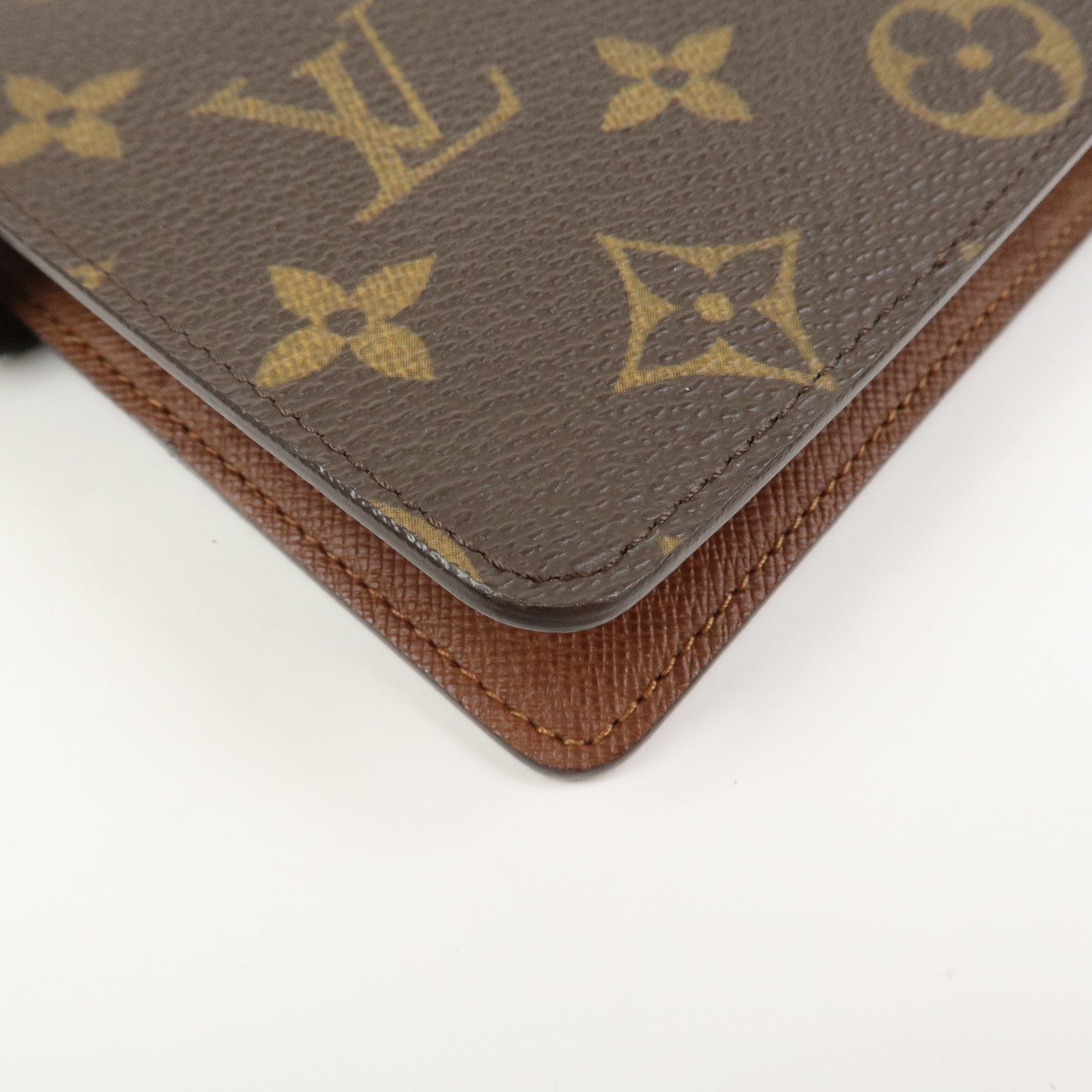 Louis Vuitton Monogram Canvas Agenda MM Planner Cover Brown R20105