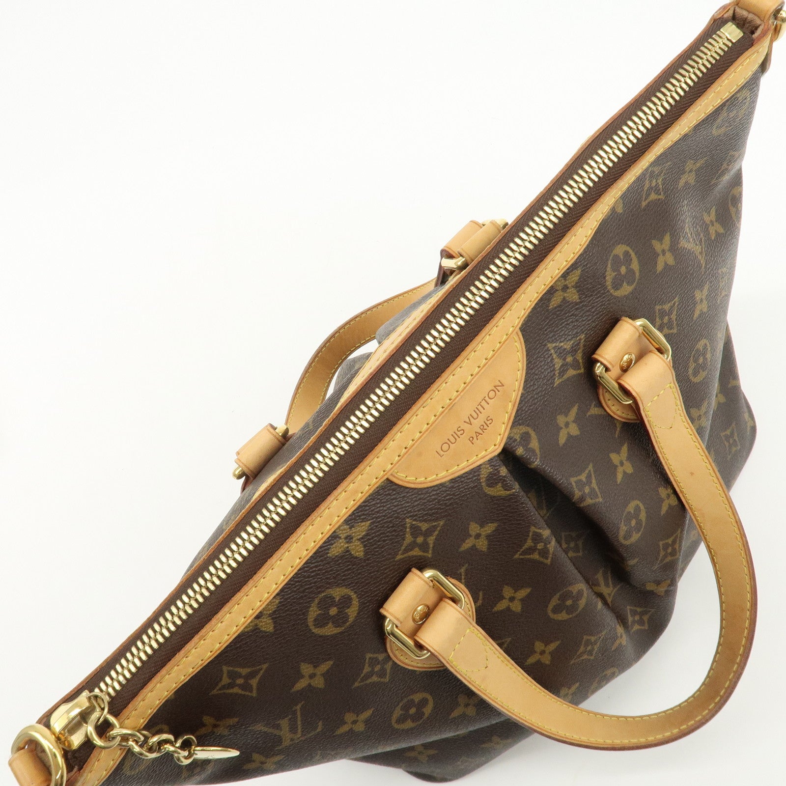 Louis Vuitton Monogram Palermo PM 2Way Hand Bag Brown M40145