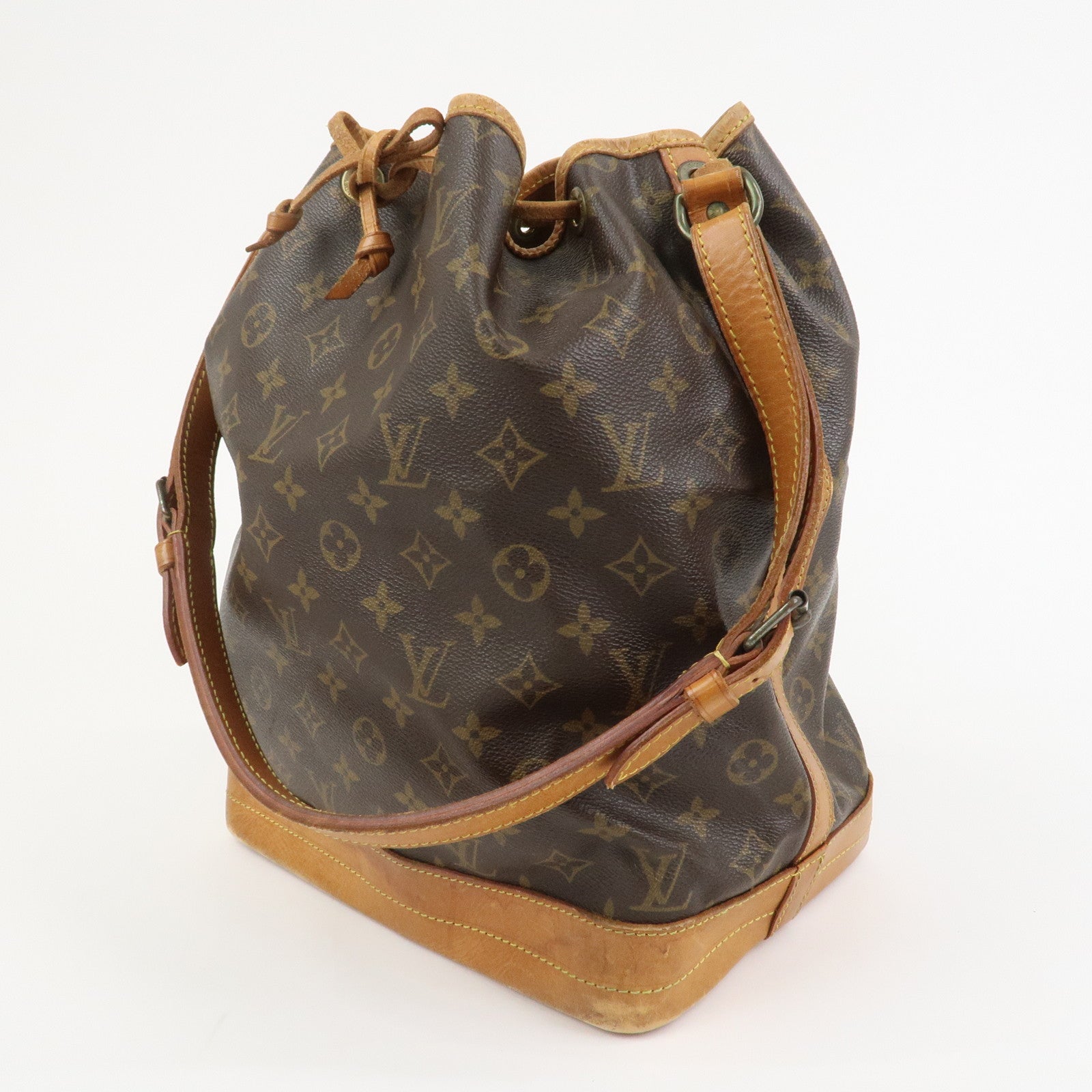 Louis Vuitton Monogram Noe Shoulder Bag Hand Bag Brown M42224