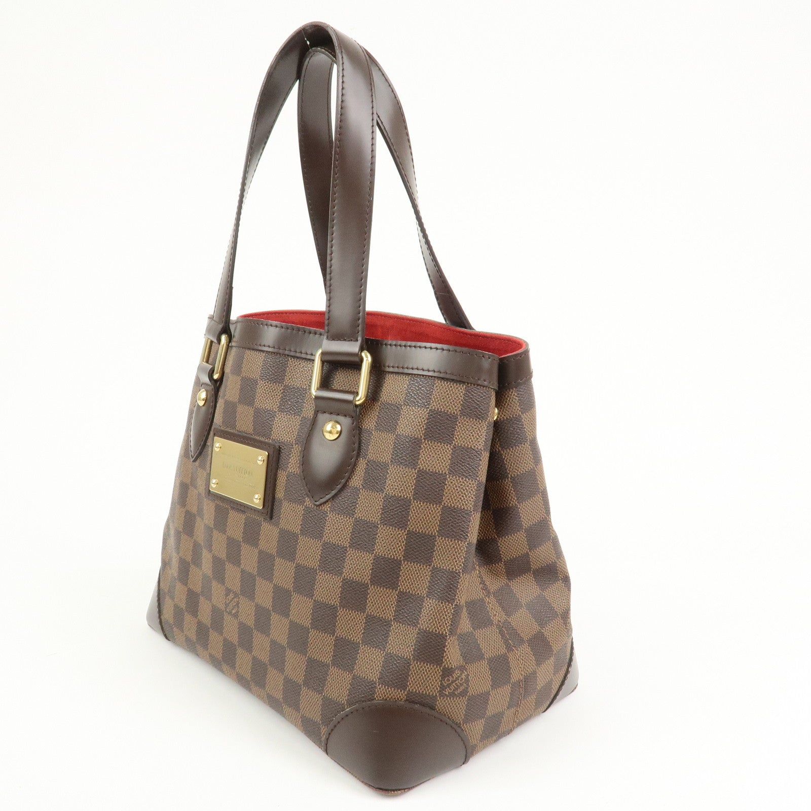 Louis Vuitton Damier Ebene Hampstead PM Hand Bag Tote Bag N51205