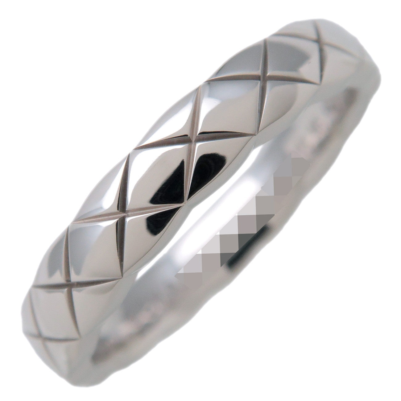 CHANEL COCO Crush Mini Ring K18 750WG White Gold US3.5 J11785