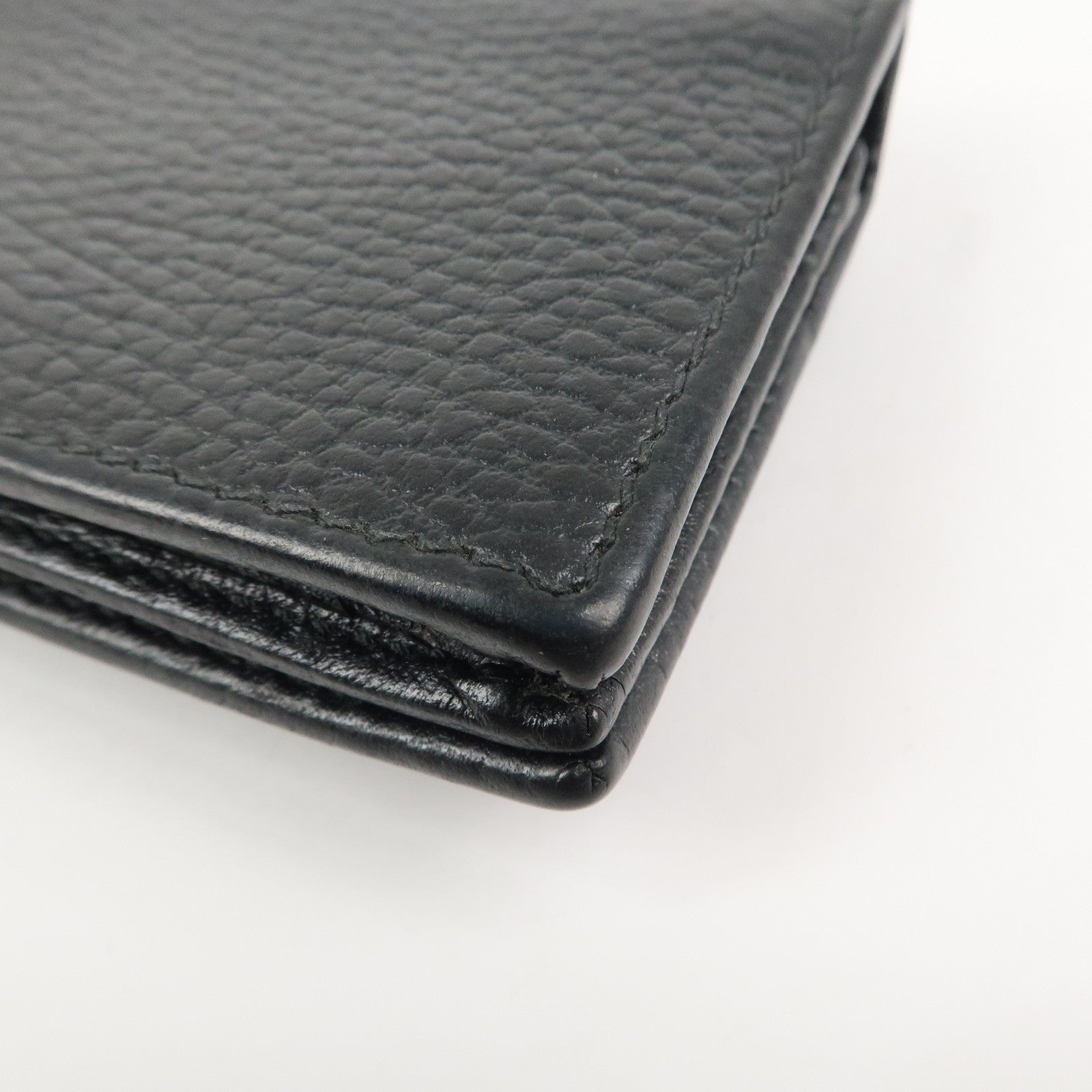 GUCCI GG Marmont Double G Mini Leather Wallet Compact Wallet 456126