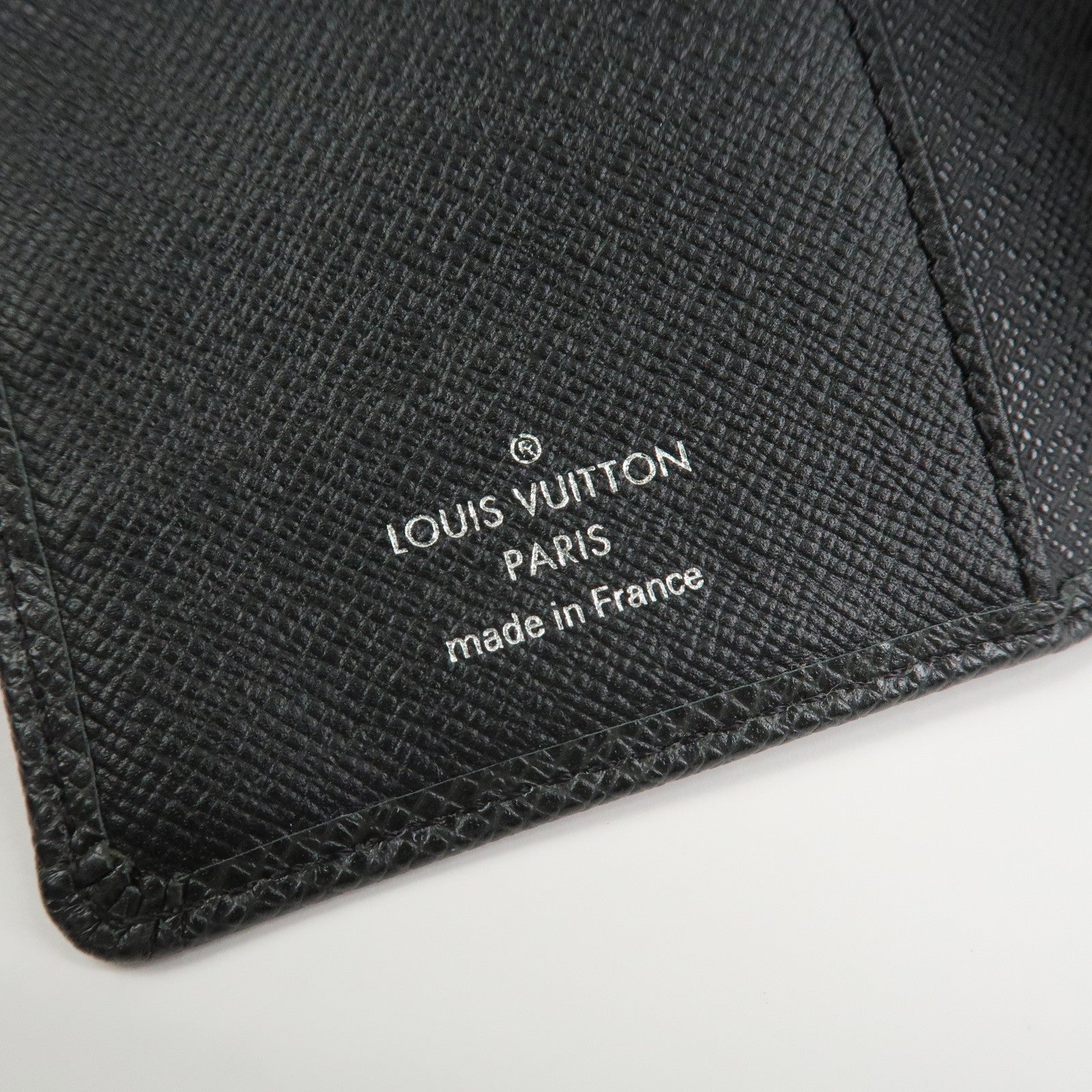 Louis Vuitton Taiga Leather Agenda PM Planner Cover Ardoise R20426