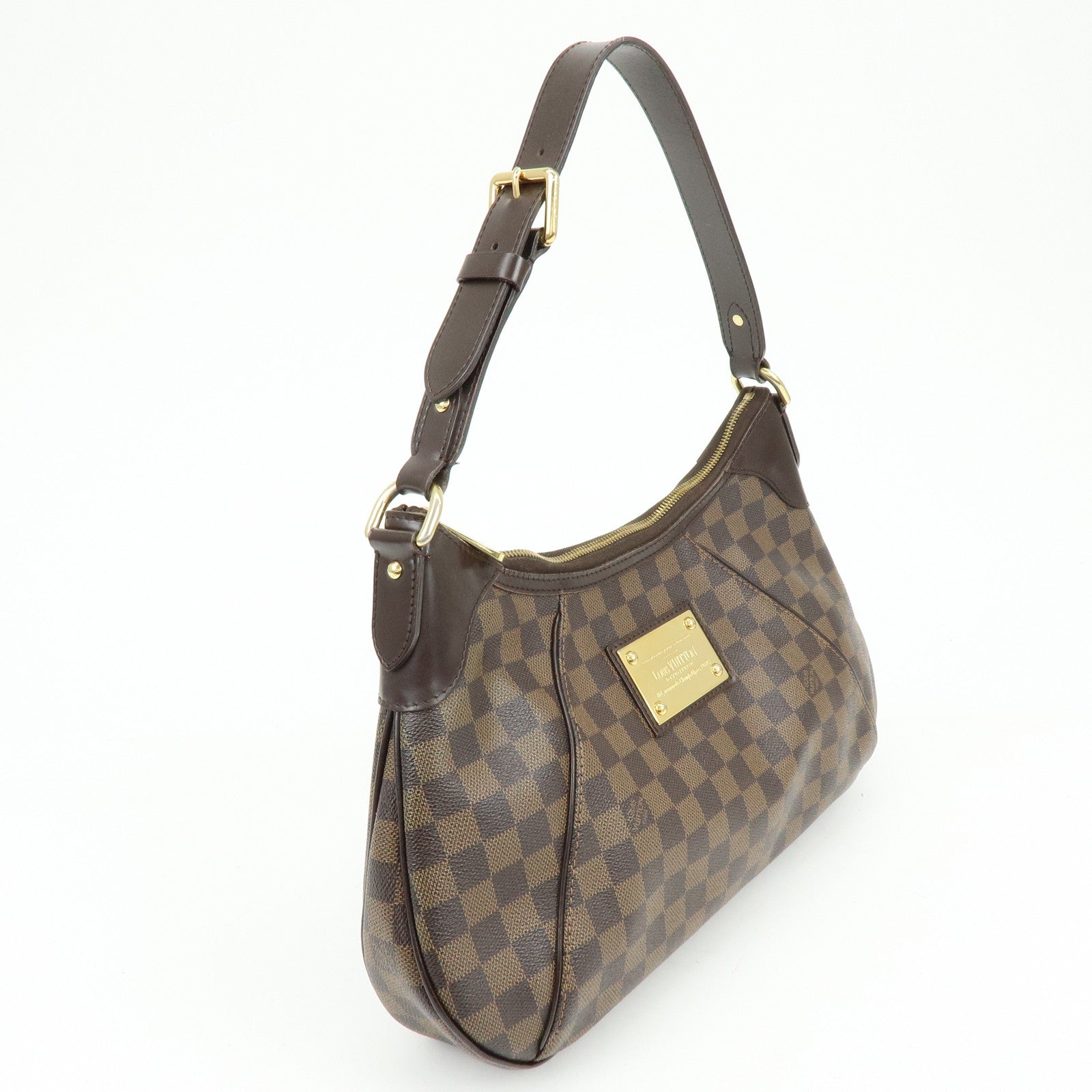 Louis Vuitton Damier Thames GM Shoulder Bag Brown N48181