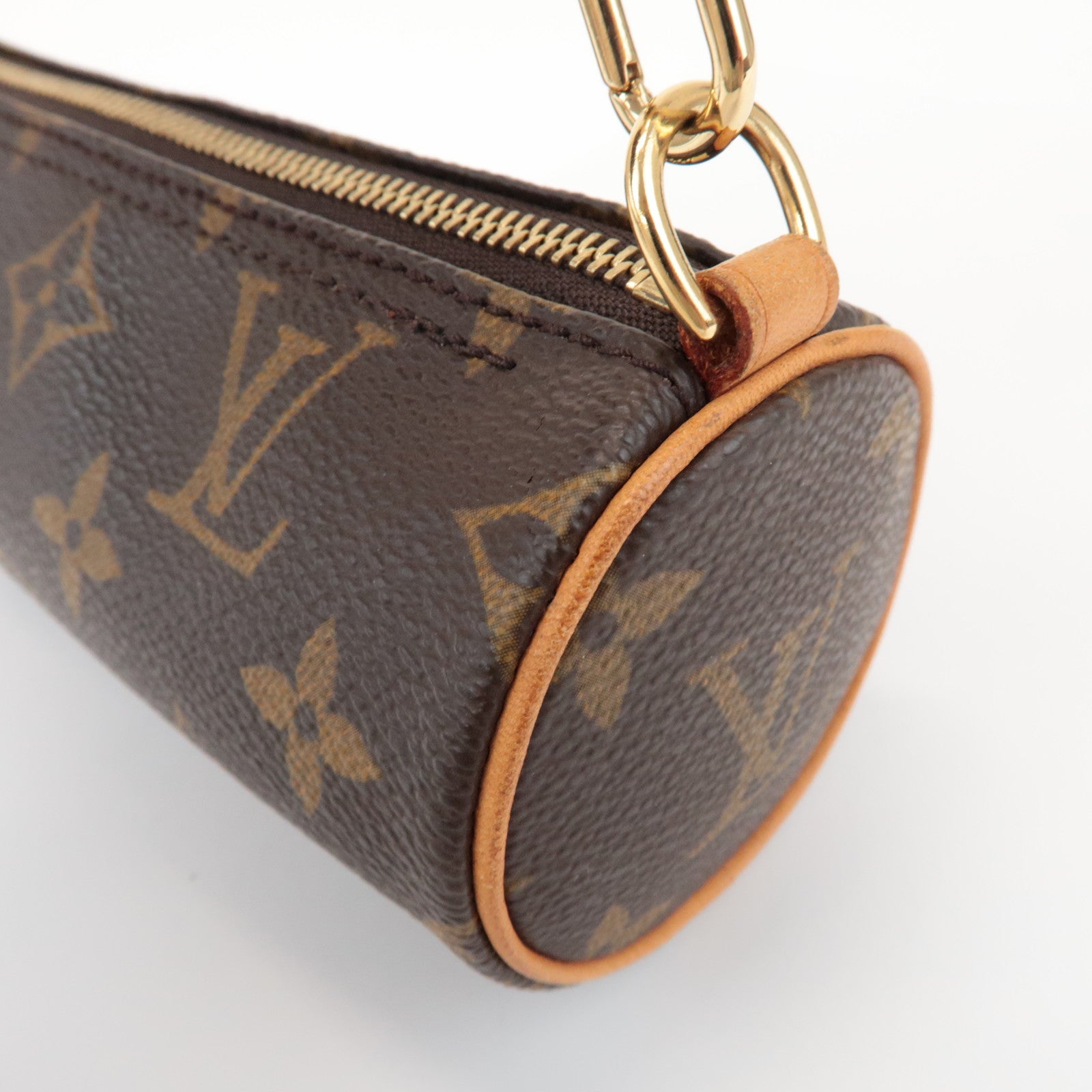 Louis Vuitton Monogram Mini Pouch for Papillon Bag Brown