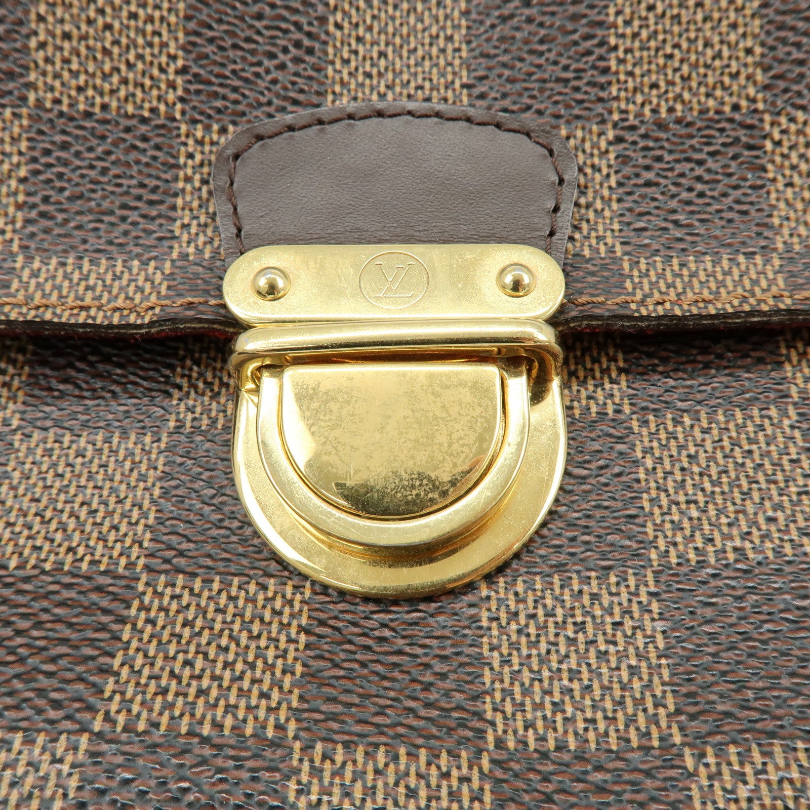 Louis Vuitton Damier Ravello GM Shoulder Bag Brown N60006