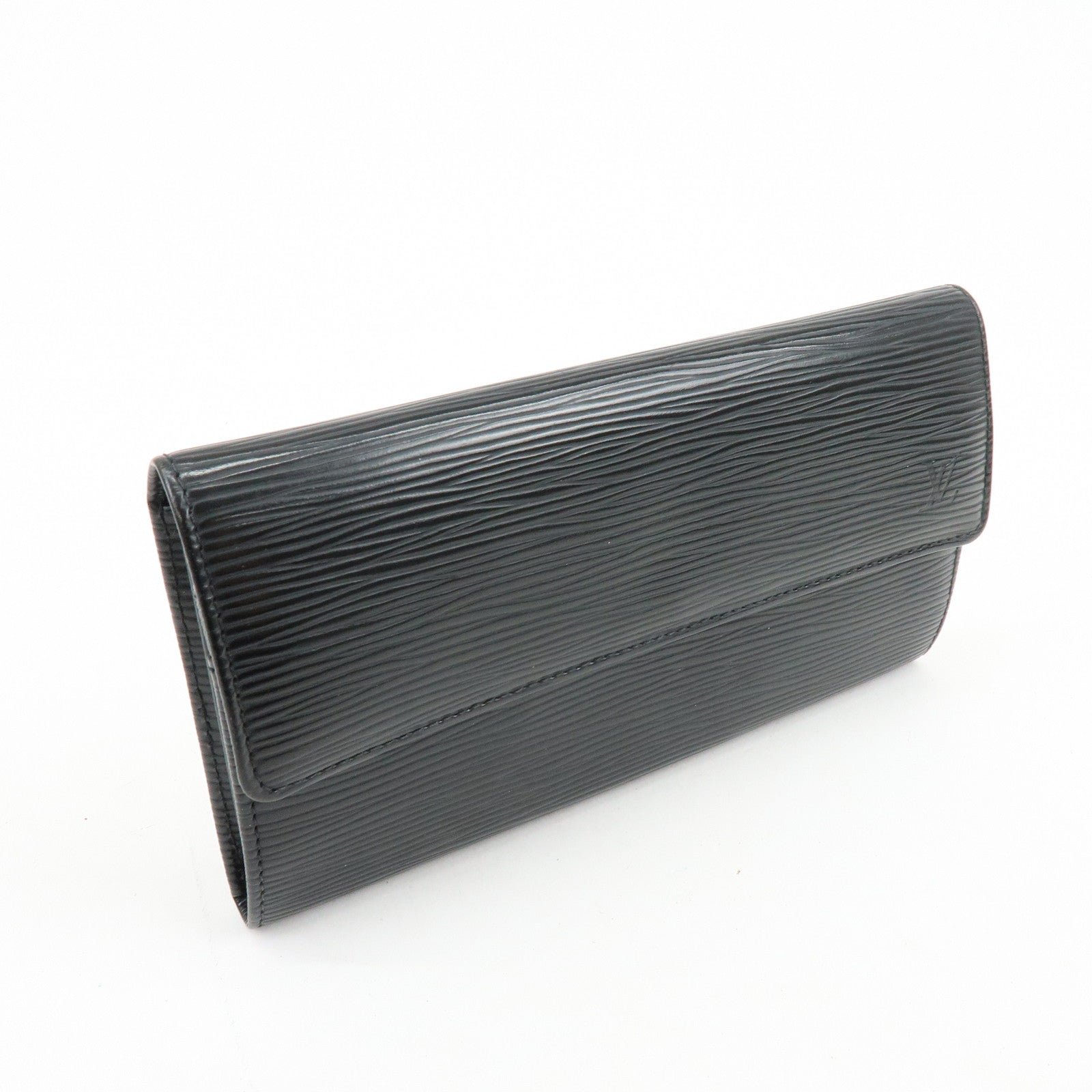 Louis Vuitton Epi Portefeuille Sarah Wallet Noir Black M63742