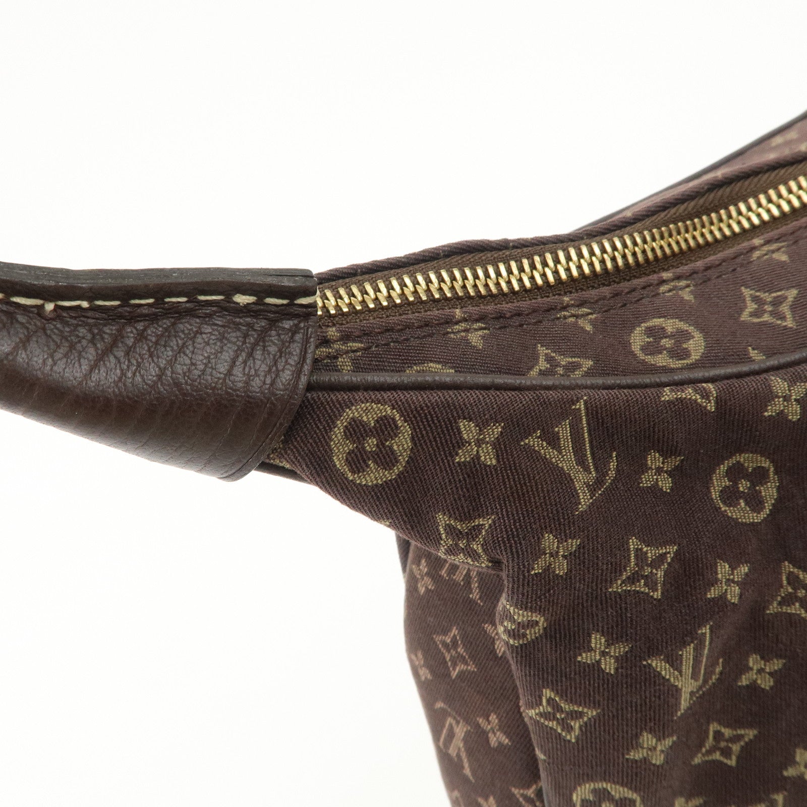 Louis Vuitton Monogram Mini Lin Boulogne Shoulder Bag Ebene M95225 Used