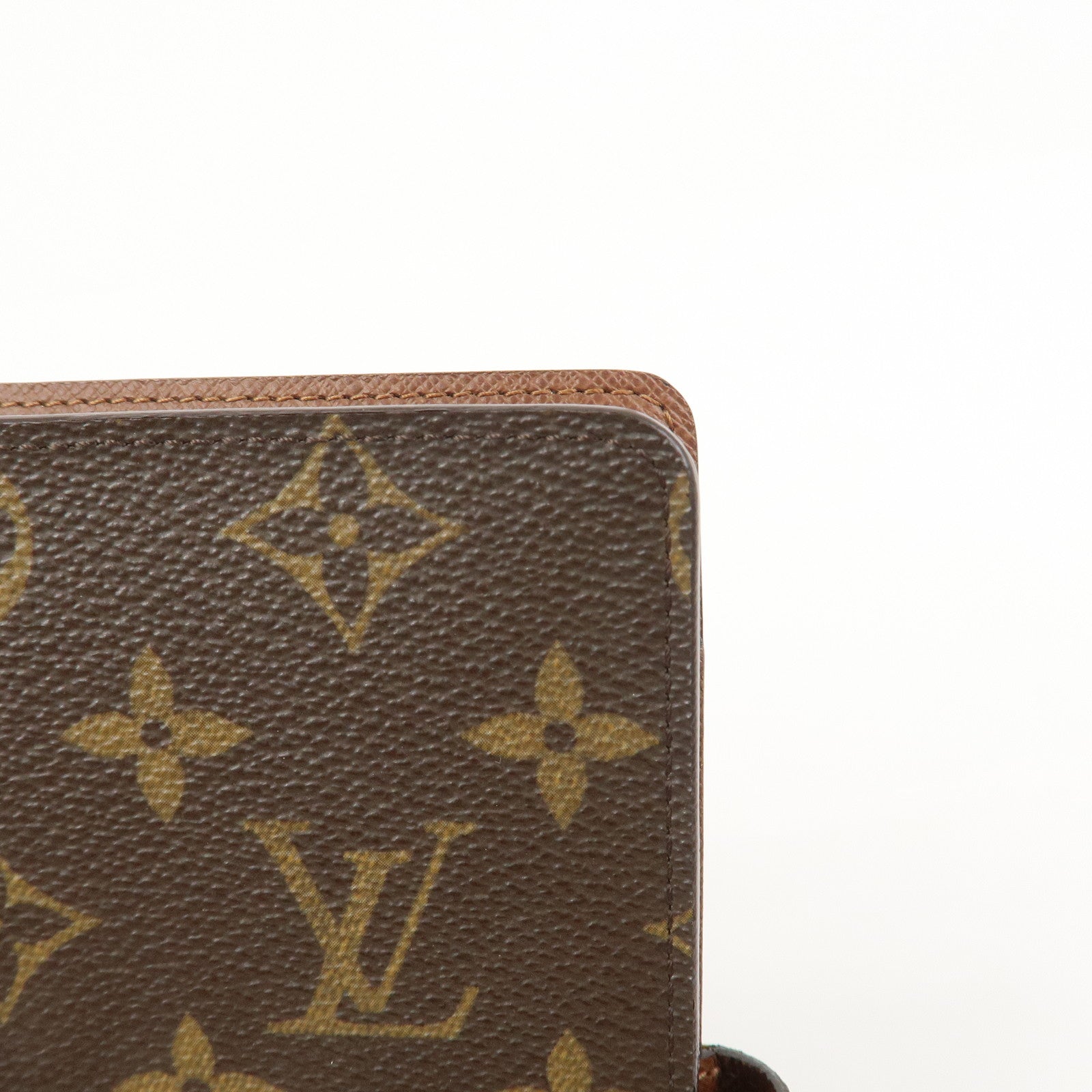 Louis Vuitton Monogram Canvas Agenda MM Planner Cover Brown R20105