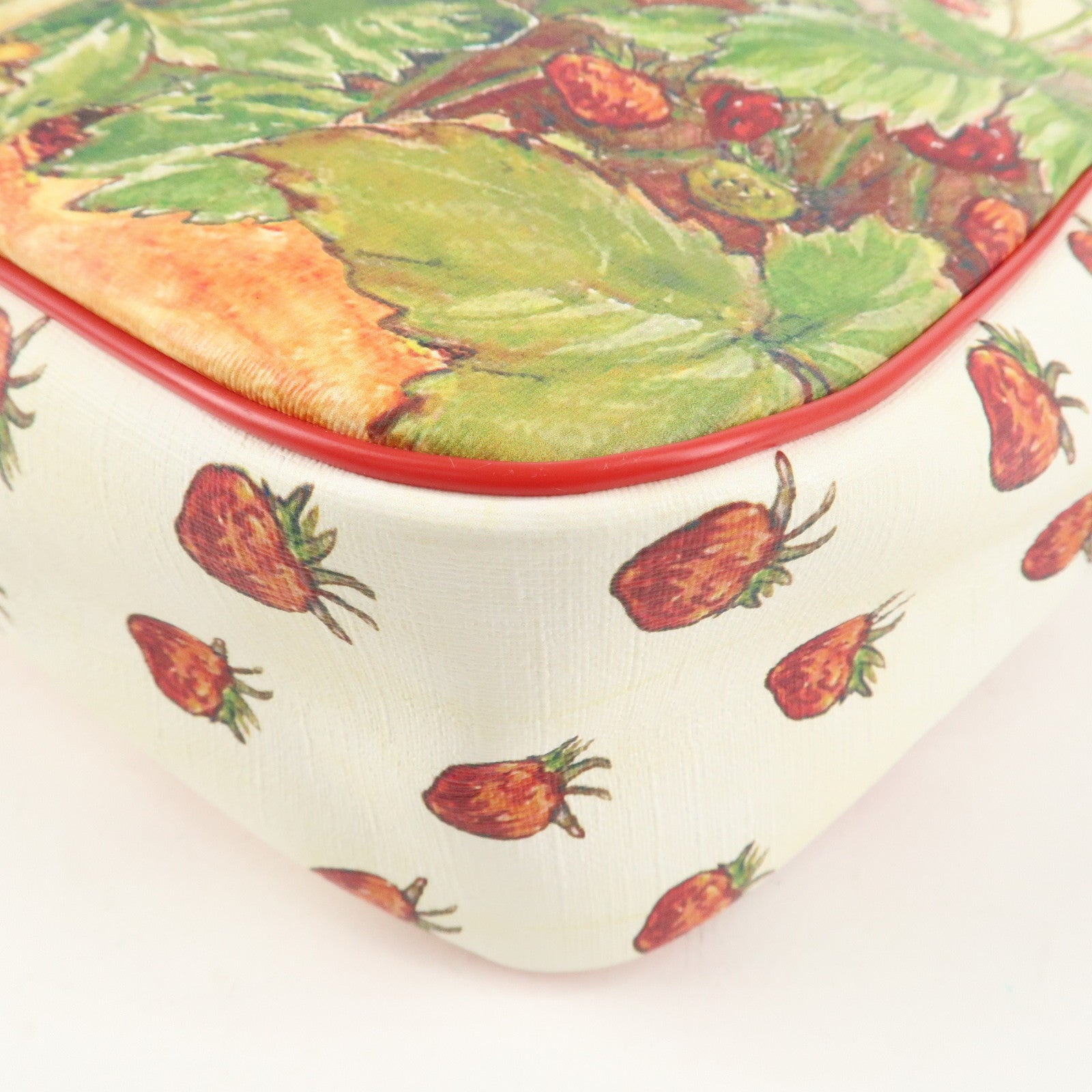 GUCCI Children's PVC Leather Back Pack Beige Red 433578 Used