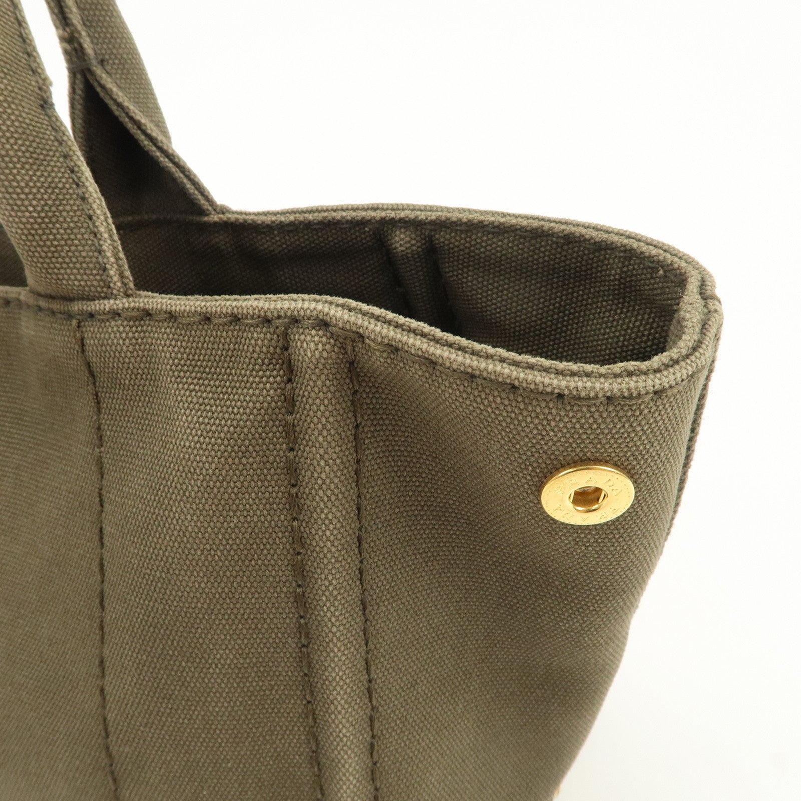 PRADA Canapa Mini Canvas 2WAY Bag Hand Bag Shoulder Bag BN2439G