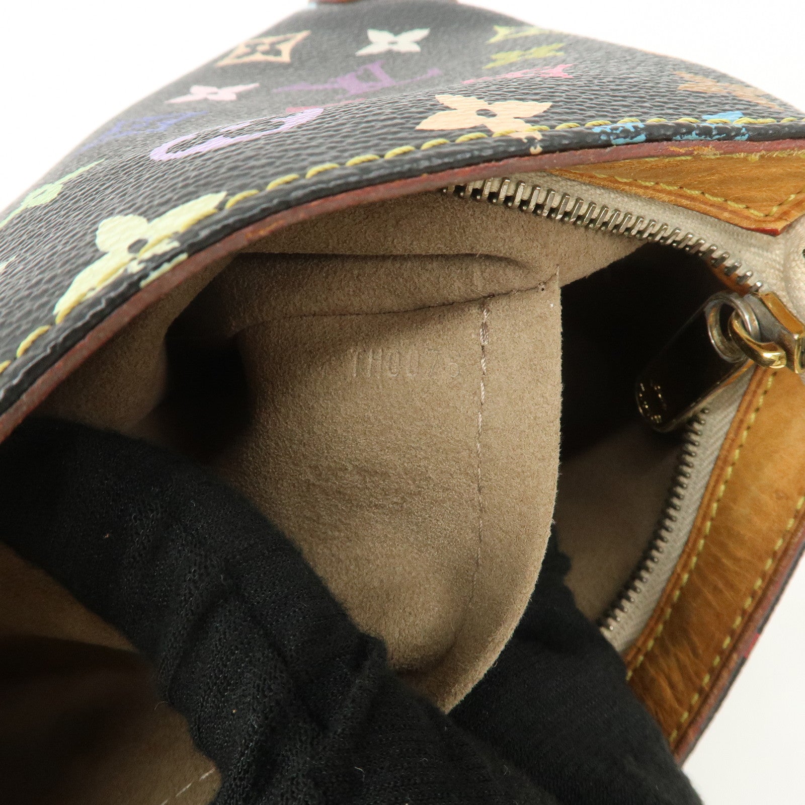 Louis Vuitton Monogram Multicolor Eliza Shoulder Bag Black M40099 Used