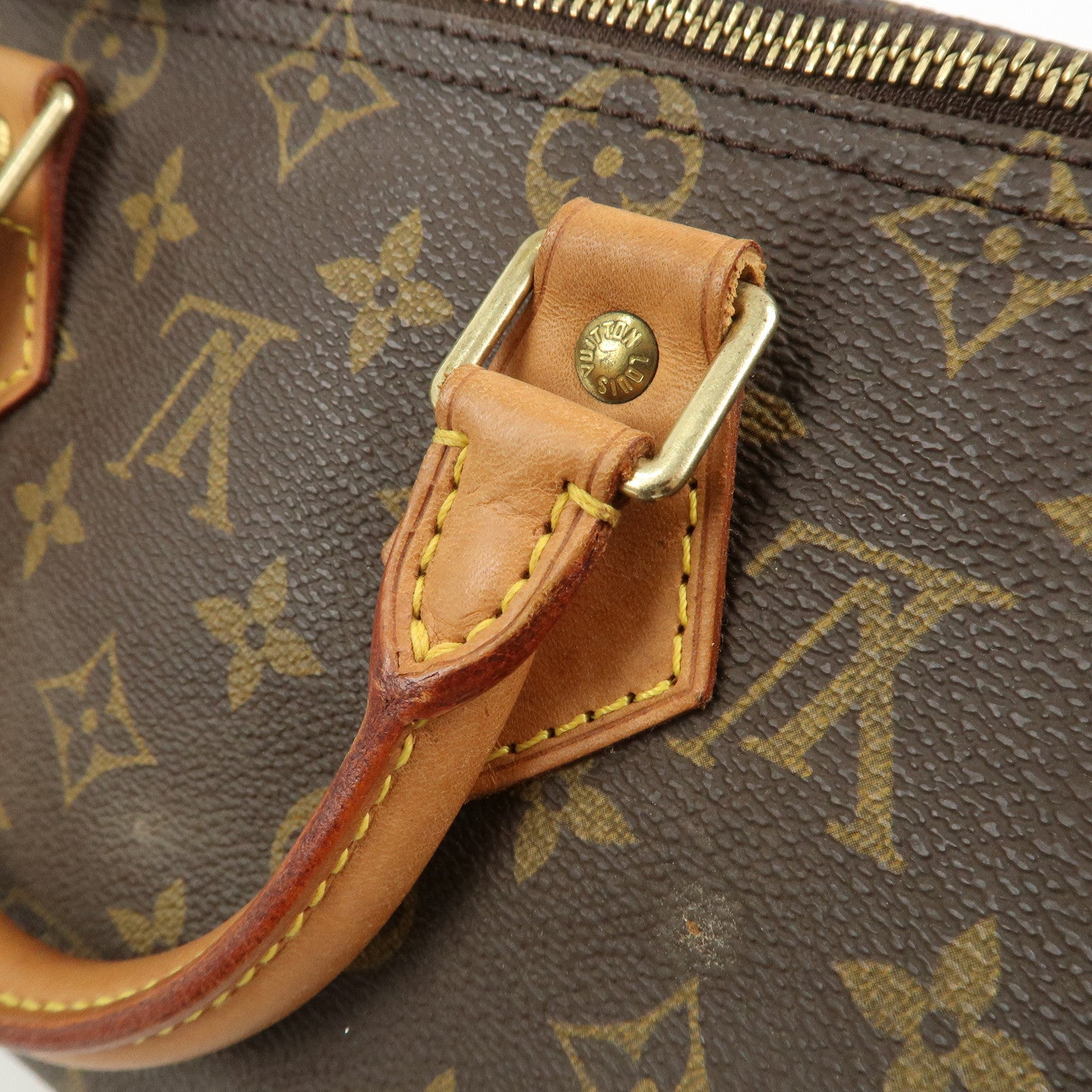 Louis Vuitton Monogram Speedy 25 Boston Bag Hand Bag Brown M41528
